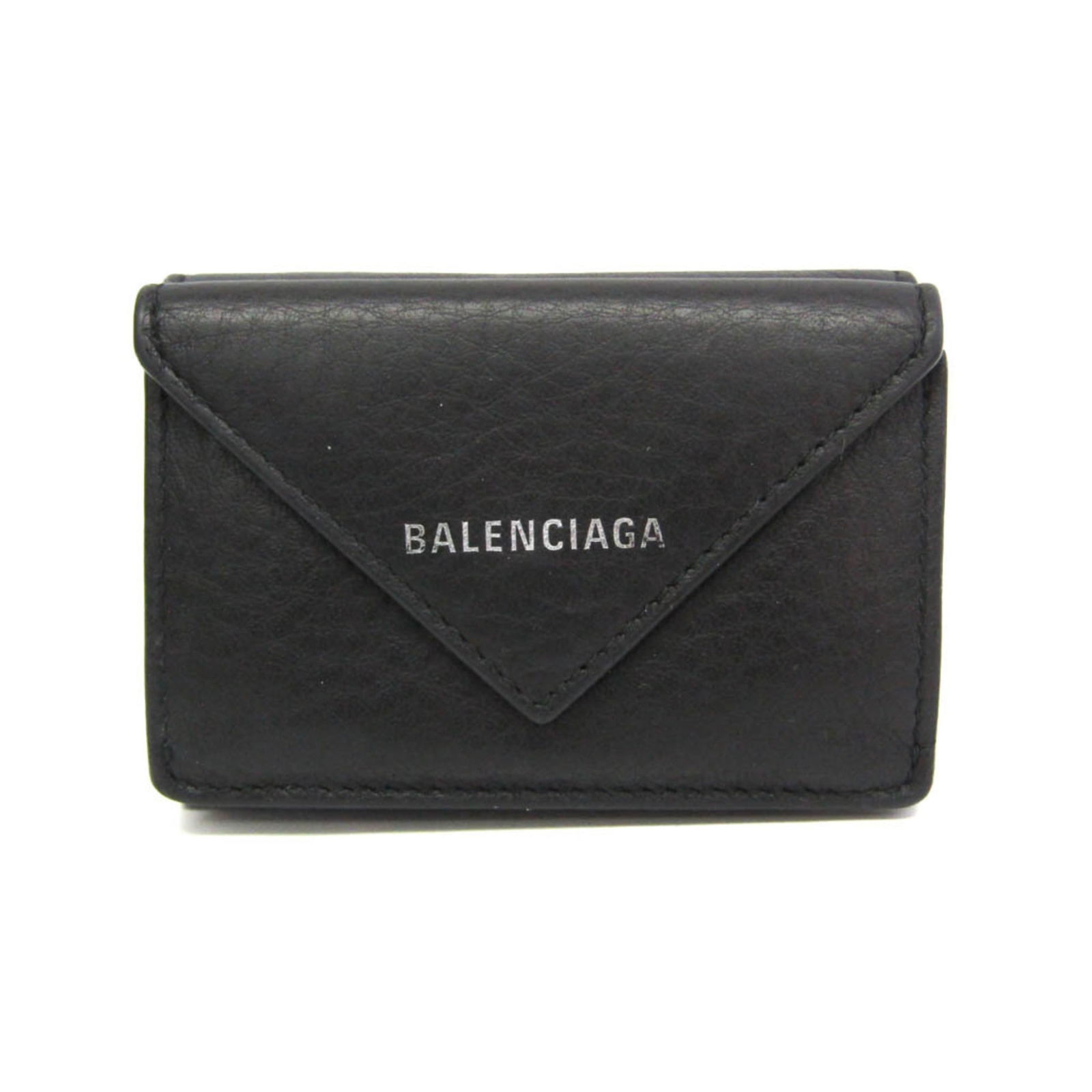 Leather Balenciaga Wallet (Tri-Fold): Leather Balenciaga Wallet (Tri-Fold) This listing features Leather Balenciaga Wallet (Tri-Fold). Item specifics are provided below. Item Specifics: Brand: Balenciaga Type: Wallet (Tri-Fold) Gender: Me