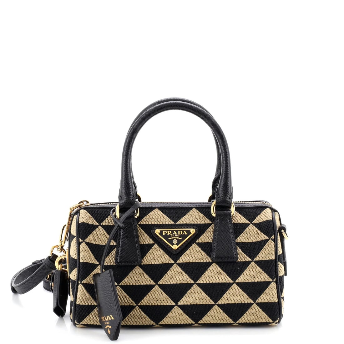 Small Prada Symbole Lux Convertible Boston Bag Jacquard: Small Prada Symbole Lux Convertible Boston Bag Jacquard This listing features Small Prada Symbole Lux Convertible Boston Bag Jacquard. Item specifics are provided below. Item Specifics: Brand: Prada E
