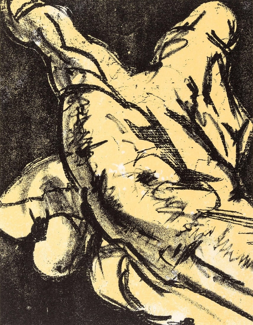 Lithograph - Salvador Dali - Composition (M/ Lpsinger 1175; Field 67-2) - Hommage a Meissonier (1 of 8)