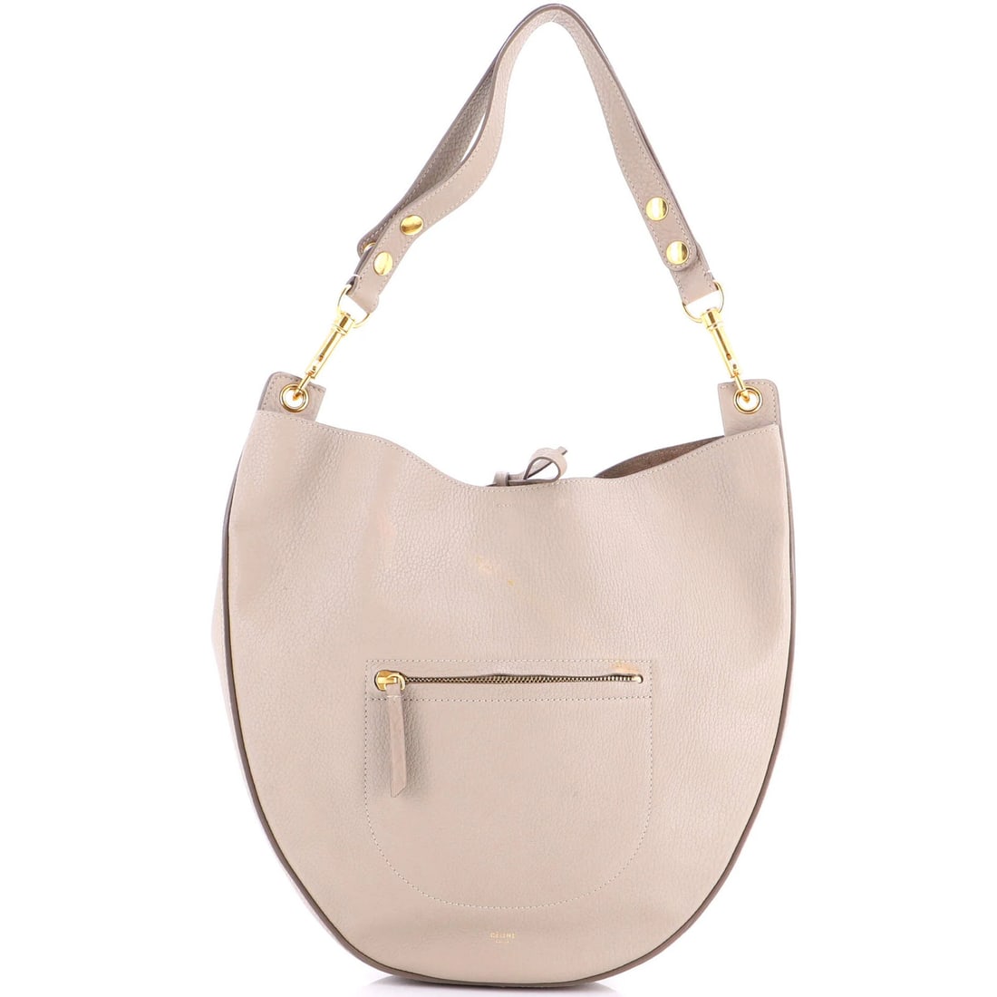 Medium Celine Trotteur Pocket Hobo Grainy Leather: Medium Celine Trotteur Pocket Hobo Grainy Leather This listing features Medium Celine Trotteur Pocket Hobo Grainy Leather. Item specifics are provided below. Item Specifics: Brand: Celine Exterior Mat