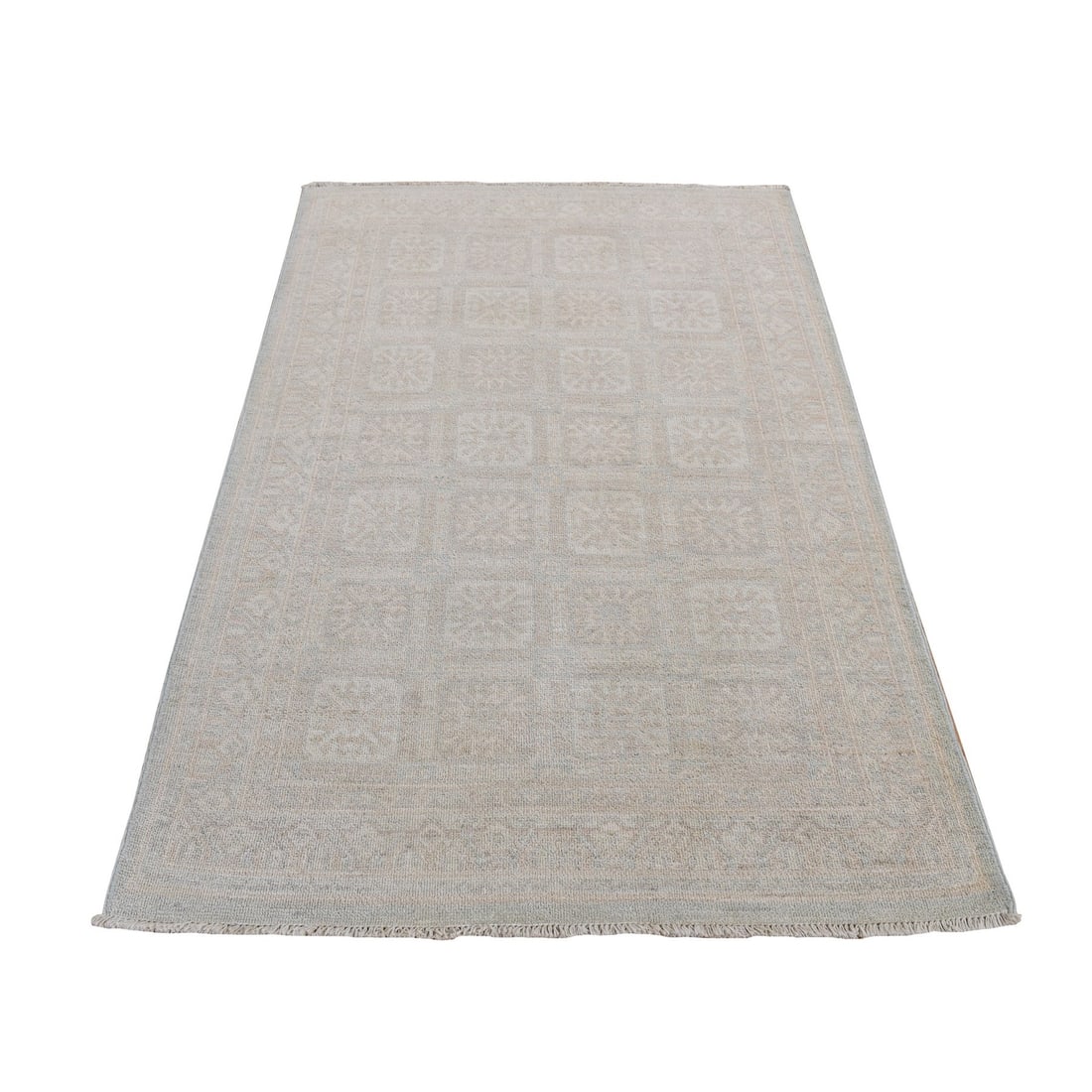 Rug 4'x6' Beige Hand Knotted Washed Out Khotan Design Pure Wool: Rug 4'x6' Beige Hand Knotted Washed Out Khotan Design Pure Wool This listing features Rug 4'x6' Beige Hand Knotted Washed Out Khotan Design Pure Wool. Item specifics are provided below. Item Specifics