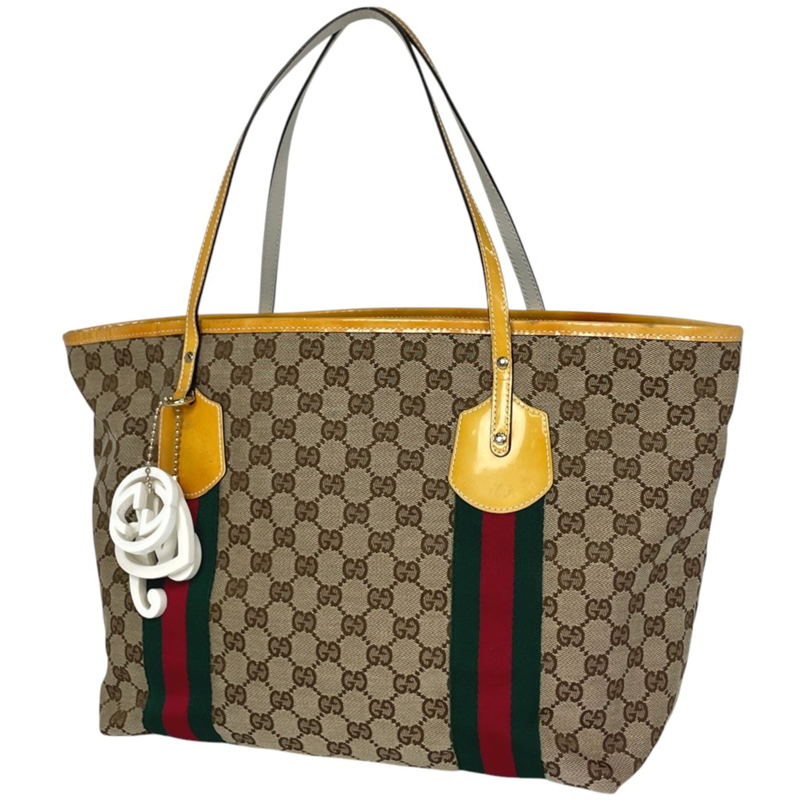 Patent Leather - Gucci Tote Bag Gg Canvas: Patent Leather - Gucci Tote Bag Gg Canvas This listing features Patent Leather - Gucci Tote Bag Gg Canvas. Item specifics are provided below. Item Specifics: Brand: Gucci Type: Tote Bag Material: Gg