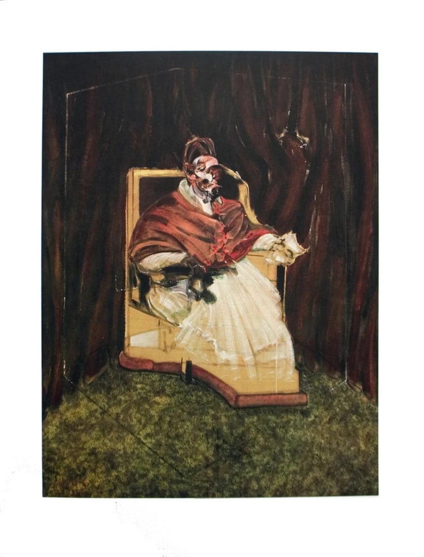 Expression FRANCIS BACON Portrait of Pope Innocent XII 35.5" x 25.5" Poster 1995: Expression FRANCIS BACON Portrait of Pope Innocent XII 35.5" x 25.5" Poster 1995 This listing features Expression FRANCIS BACON Portrait of Pope Innocent XII 35.5" x 25.5" Poster 1995. Item specifics