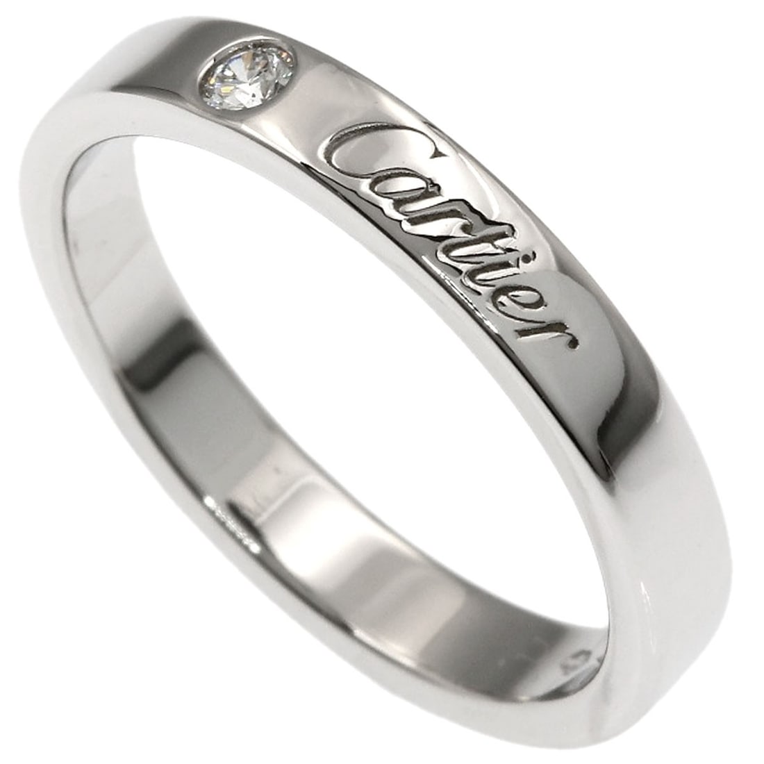 PT950 CARTIER Engraved 1P Diamond #52 Ring Platinum: PT950 CARTIER Engraved 1P Diamond #52 Ring Platinum This listing features PT950 CARTIER Engraved 1P Diamond #52 Ring Platinum. Item specifics are provided below. Item Specifics: Brand: CARTIER Style: