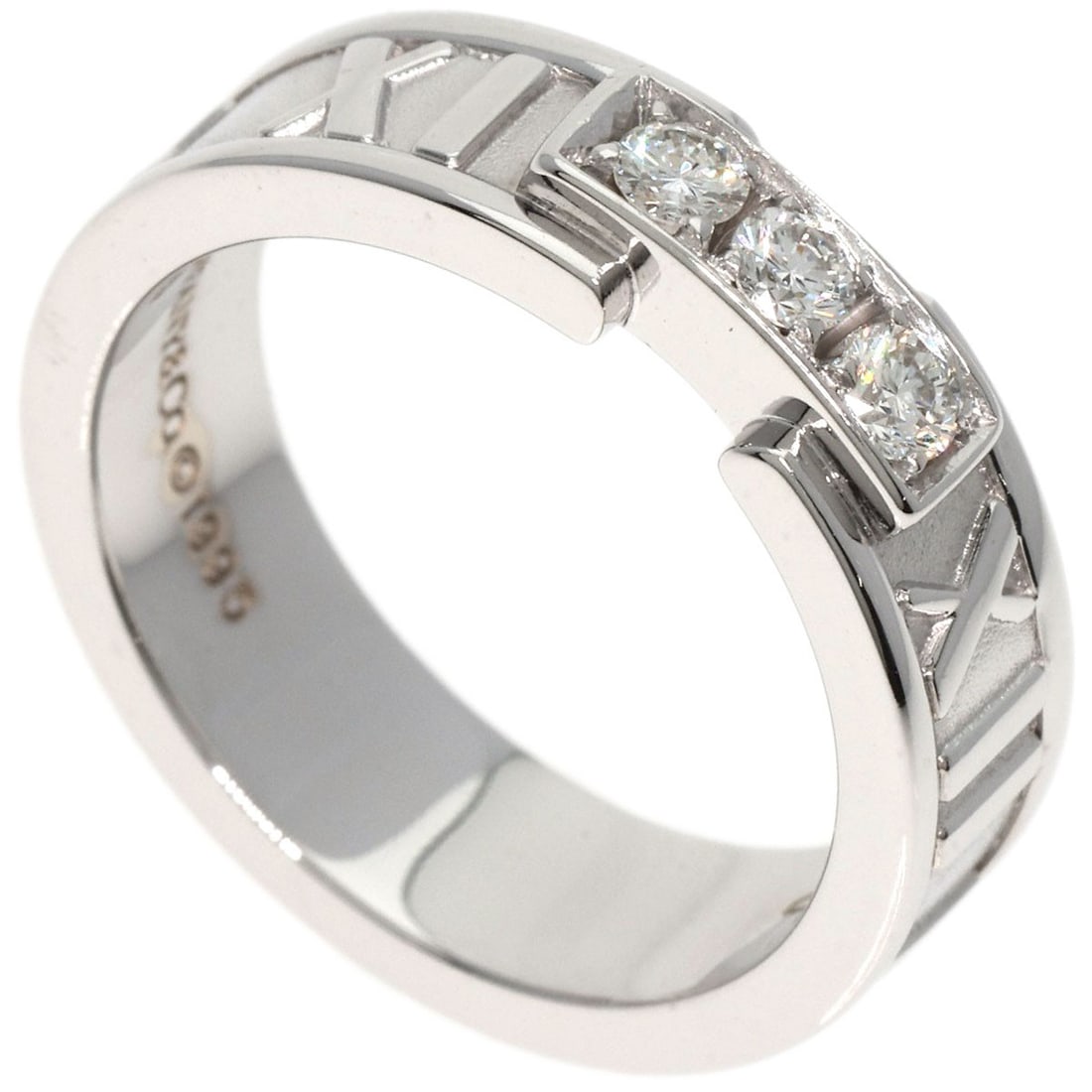 Gold TIFFANY&Co. Atlas Diamond Ring K18 White: Gold TIFFANY&Co. Atlas Diamond Ring K18 White This listing features Gold TIFFANY&Co. Atlas Diamond Ring K18 White. Item specifics are provided below. Item Specifics: Brand: TIFFANY&Co. Style: Ring Mat