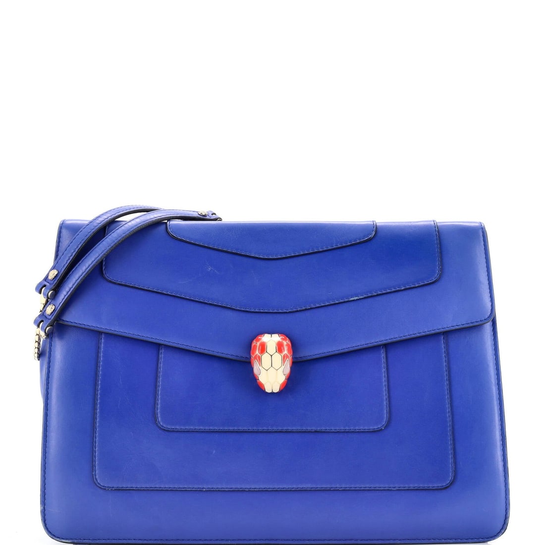 Large Bvlgari Serpenti Forever Double Flap Shoulder Bag Leather: Large Bvlgari Serpenti Forever Double Flap Shoulder Bag Leather This listing features Large Bvlgari Serpenti Forever Double Flap Shoulder Bag Leather. Item specifics are provided below. Item Specifics