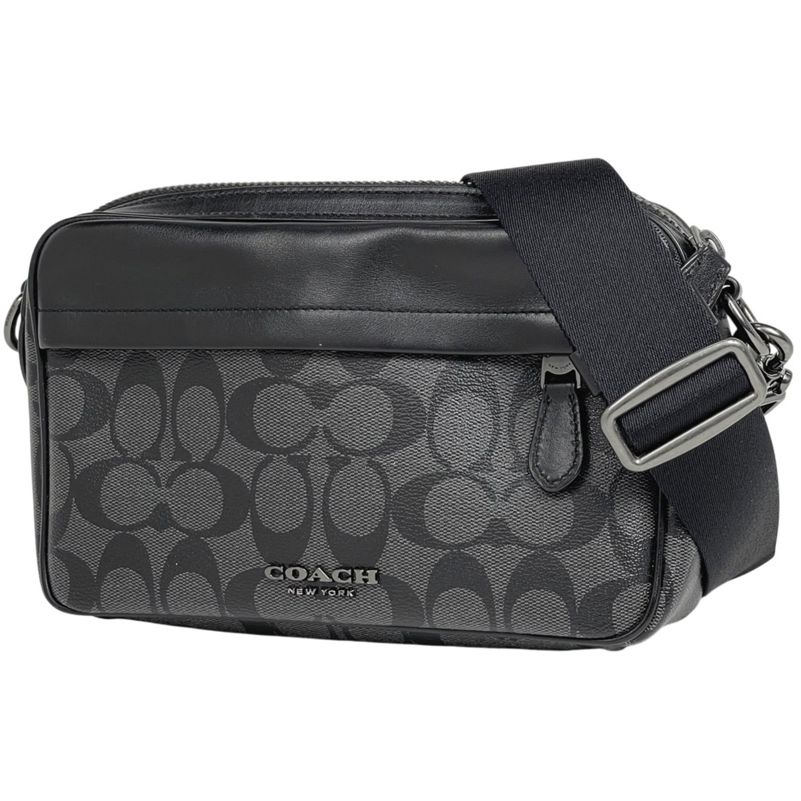 Leather - Coach Shoulder Bag Coated Canvas: Leather - Coach Shoulder Bag Coated Canvas This listing features Leather - Coach Shoulder Bag Coated Canvas. Item specifics are provided below. Item Specifics: Brand: Coach Type: Shoulder Bag