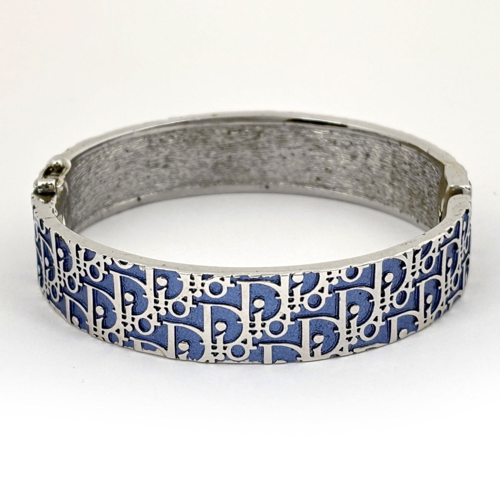 Silver Christian Dior Bangle - 3