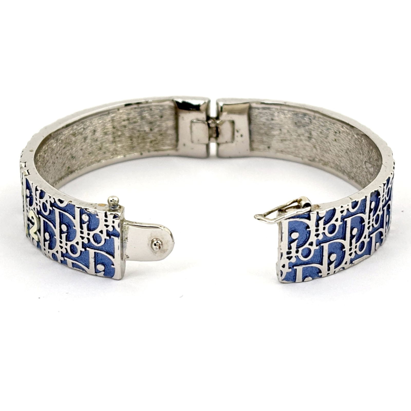 Silver Christian Dior Bangle - 4