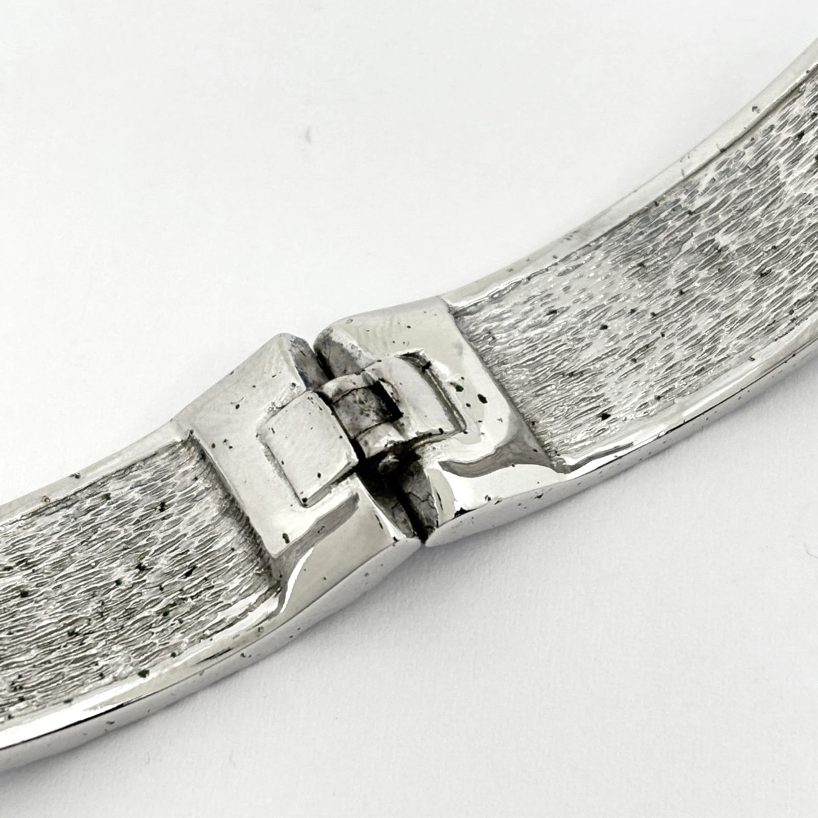 Silver Christian Dior Bangle - 5