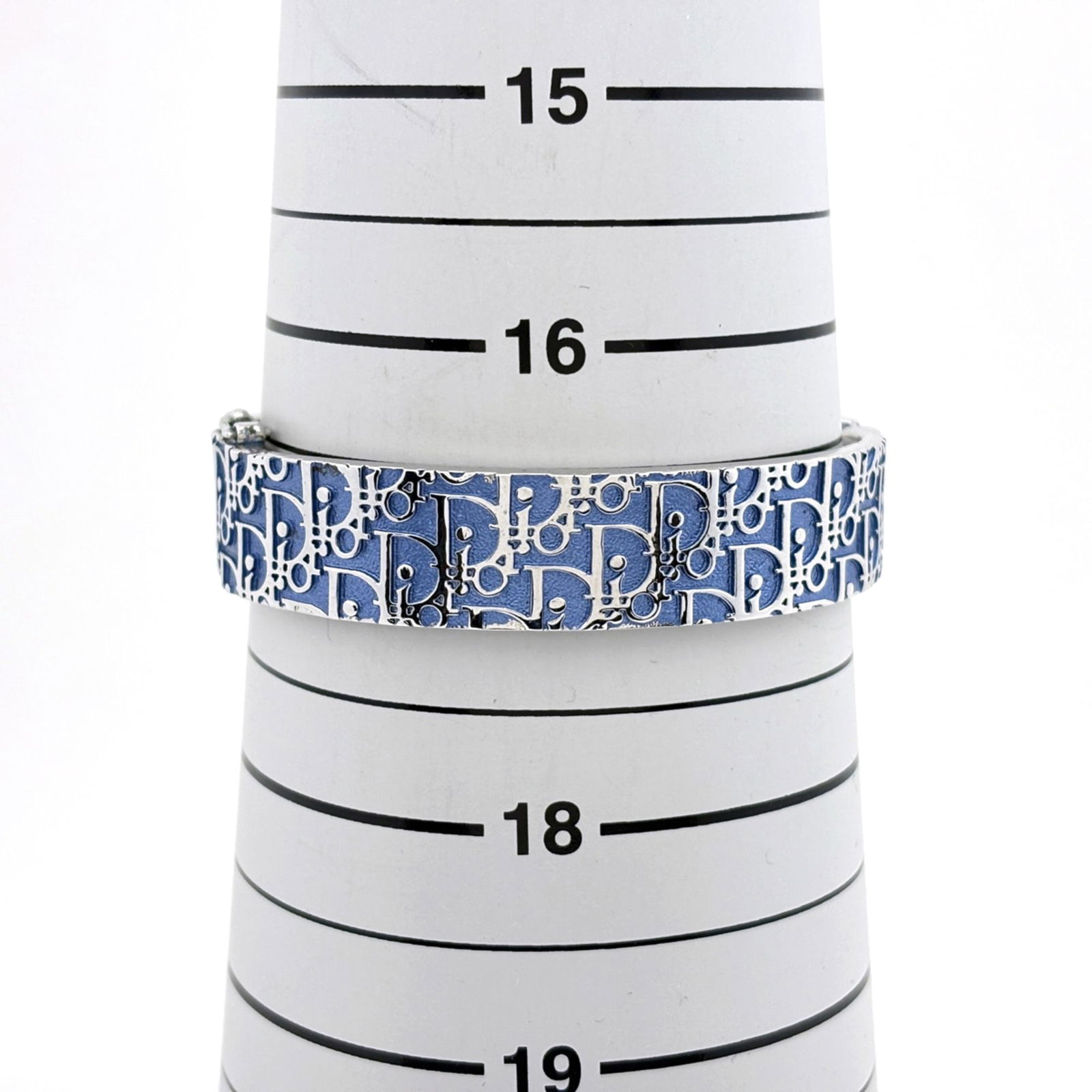 Silver Christian Dior Bangle - 6