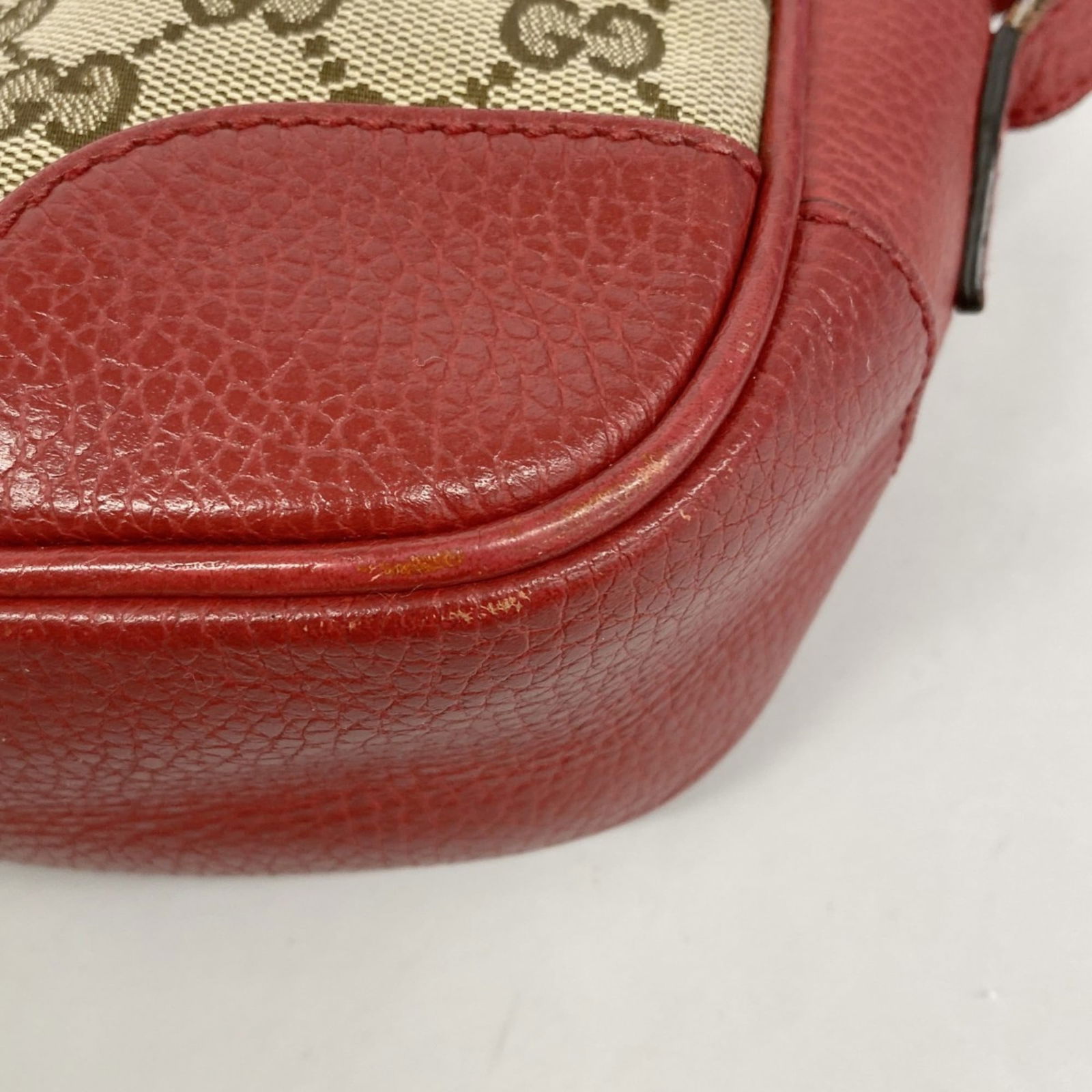 Canvas Gucci Shoulder Bag - 6