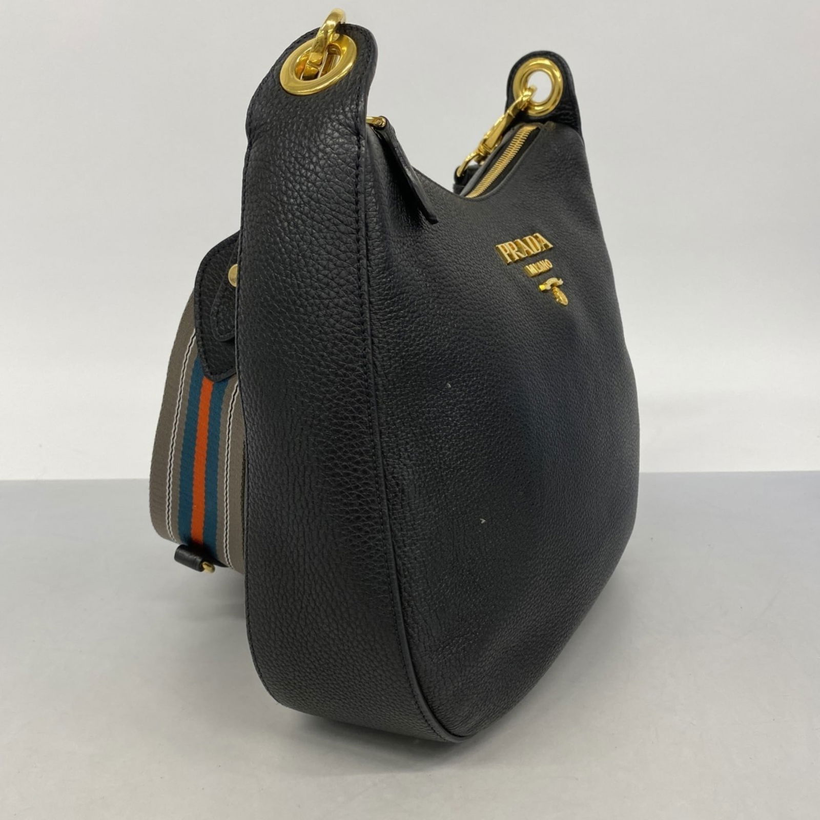 Leather Prada Shoulder Bag - 2