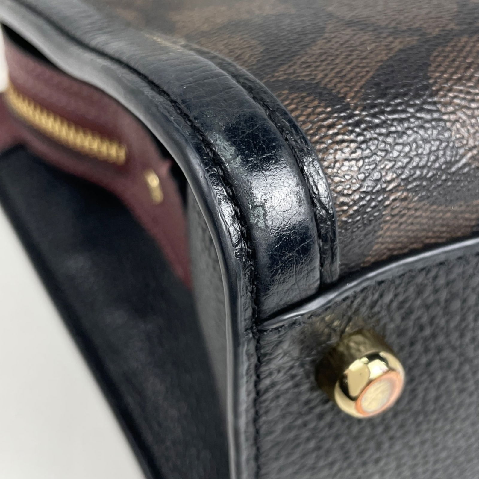 Leather Coach Handbag - 3