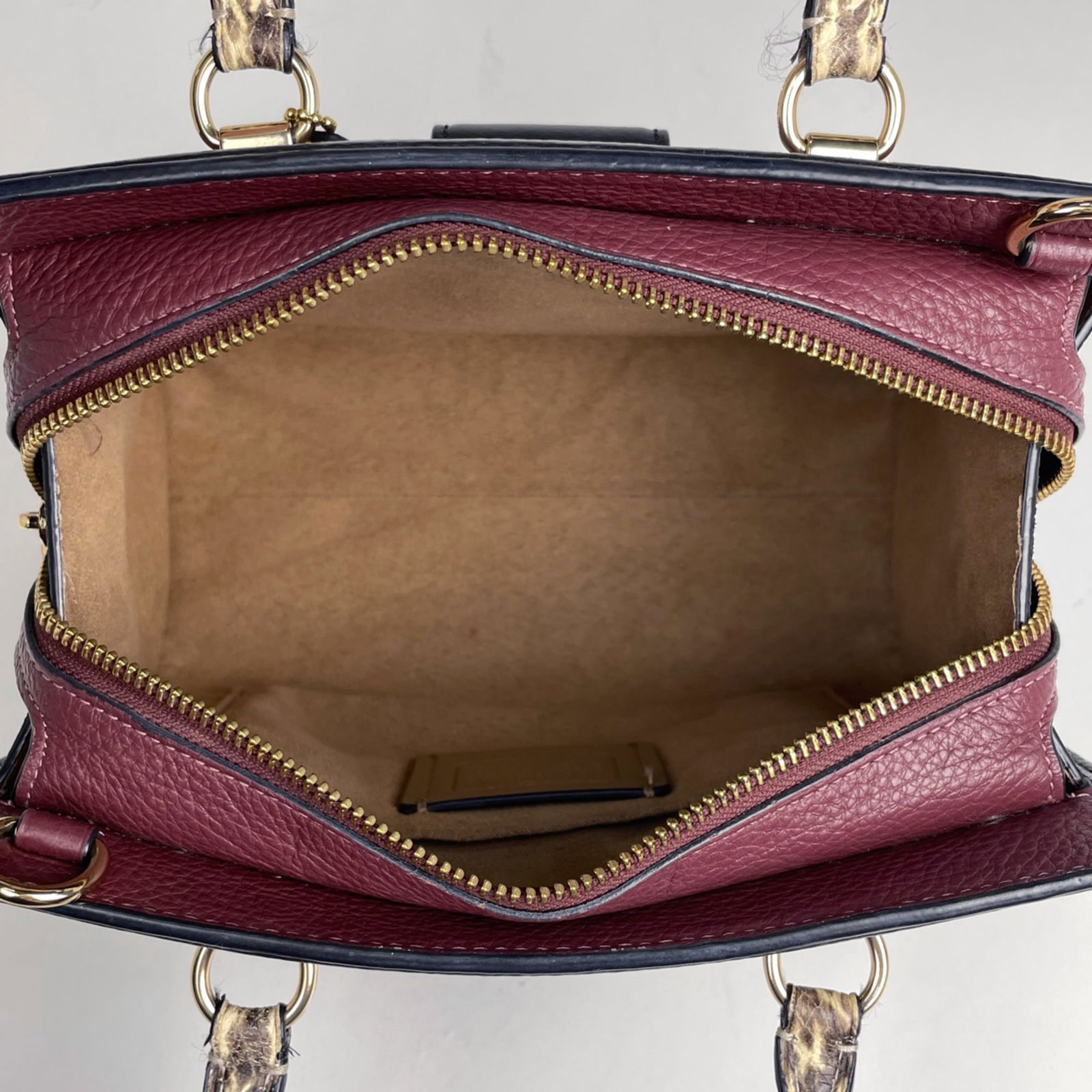 Leather Coach Handbag - 8