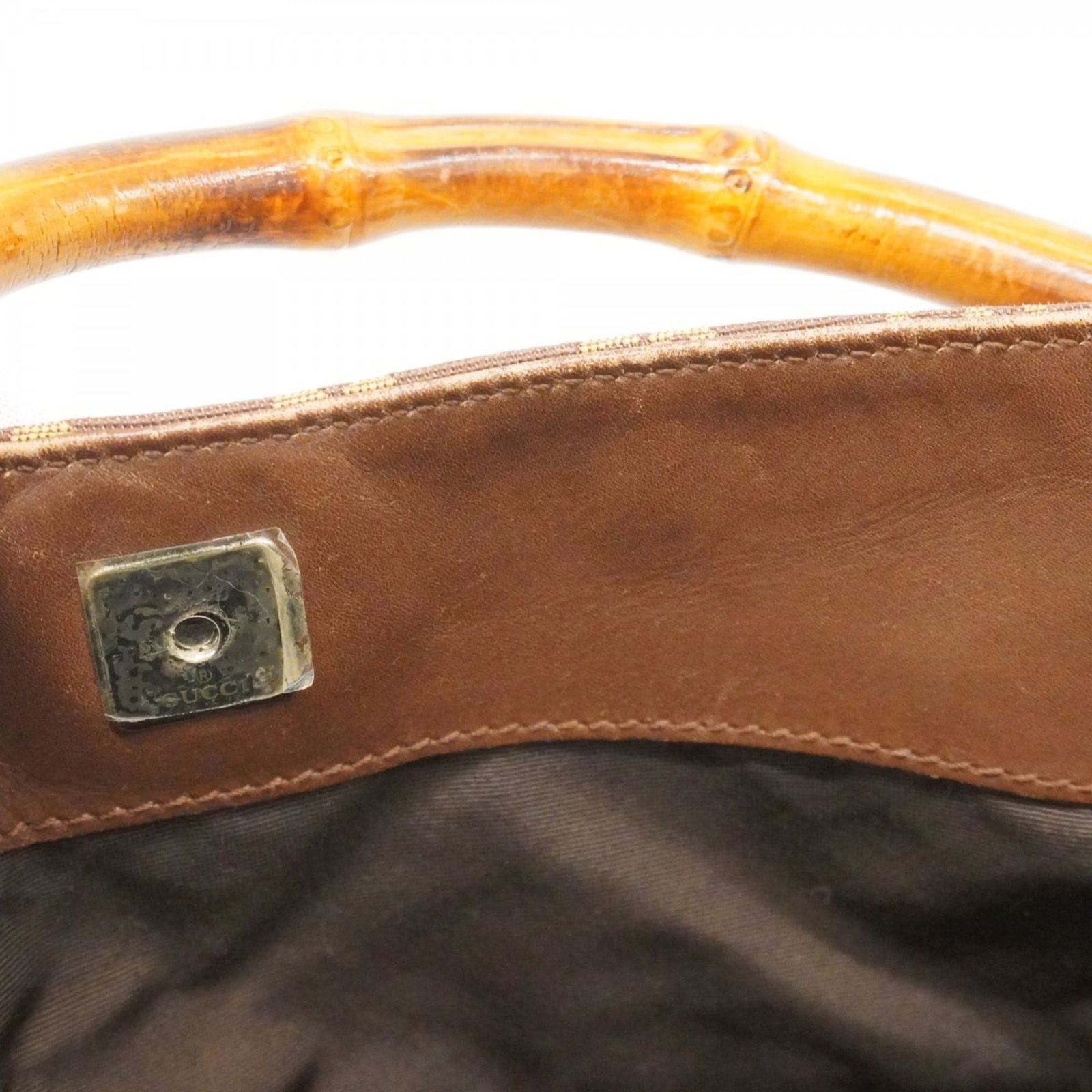 Canvas Gucci Handbag - 8