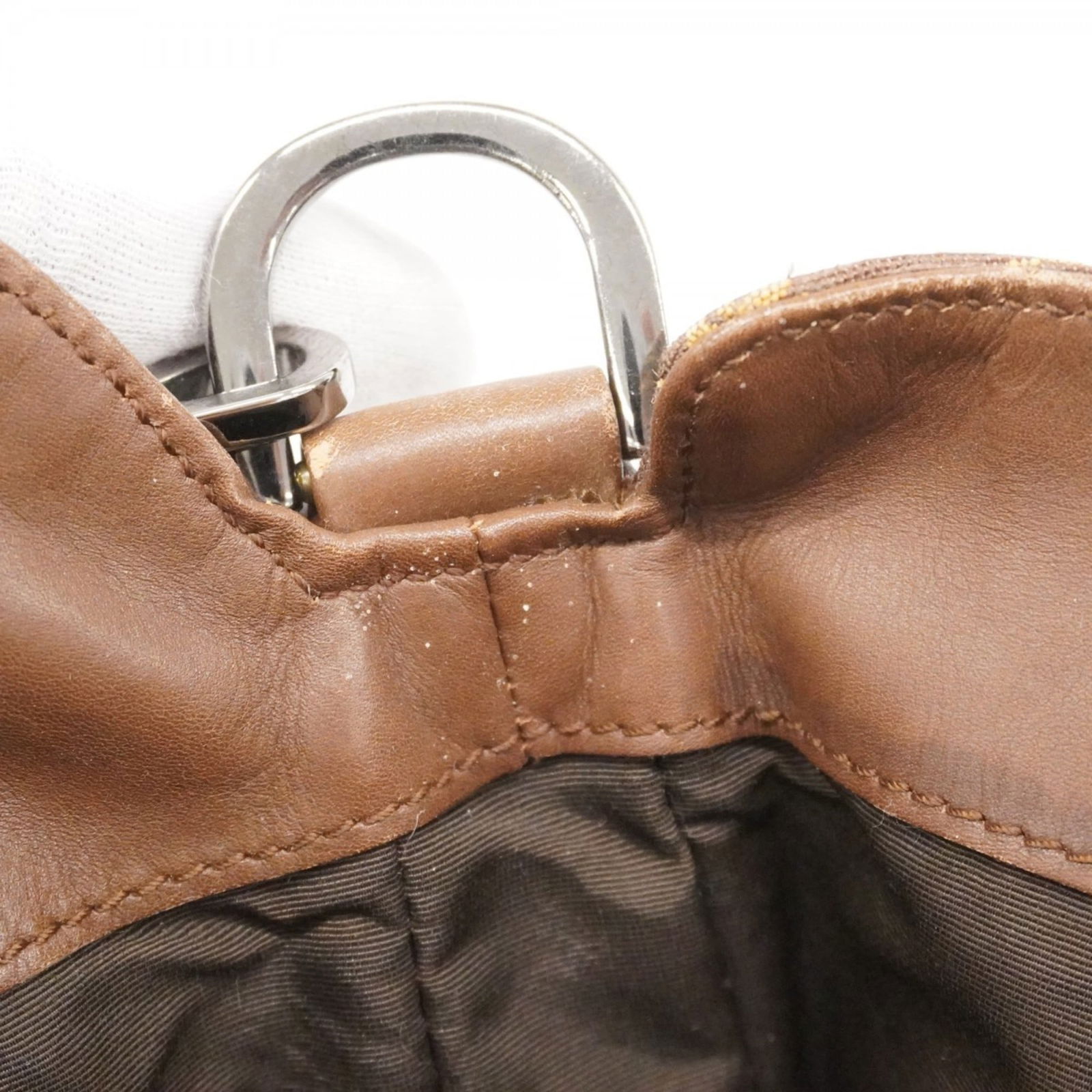 Canvas Gucci Handbag - 9