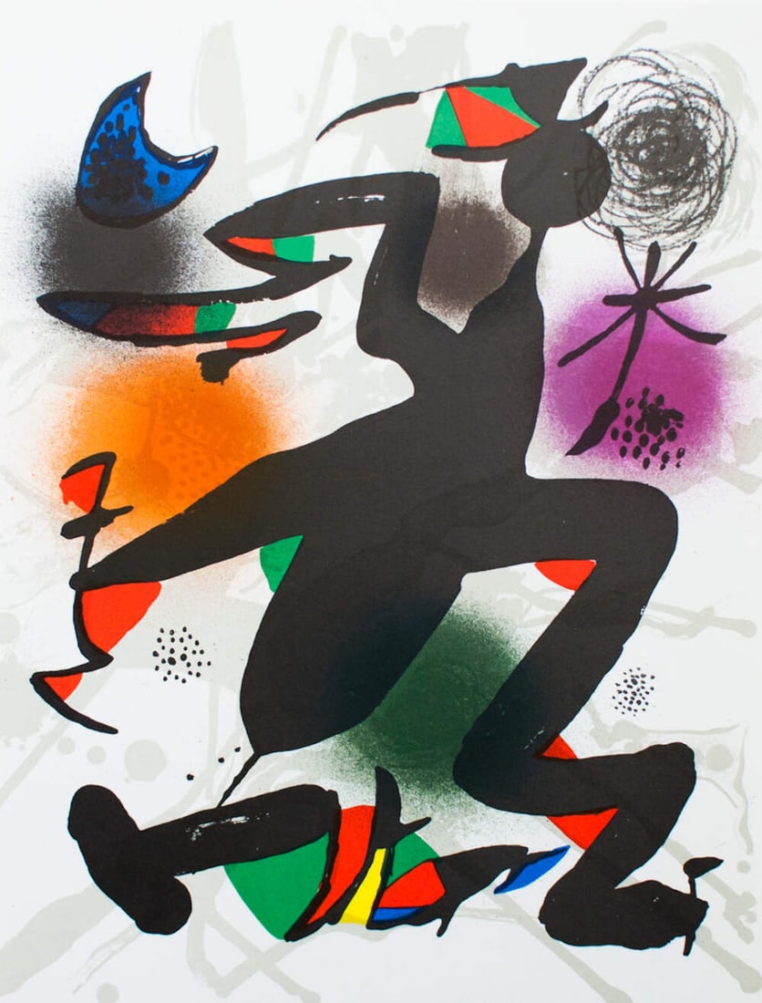 Multicolor JOAN MIRO Litografia original IV 13" x 10" Lithograph 1975 Surrealism: Multicolor JOAN MIRO Litografia original IV 13" x 10" Lithograph 1975 Surrealism This listing features Multicolor JOAN MIRO Litografia original IV 13" x 10" Lithograph 1975 Surrealism. Item specifics
