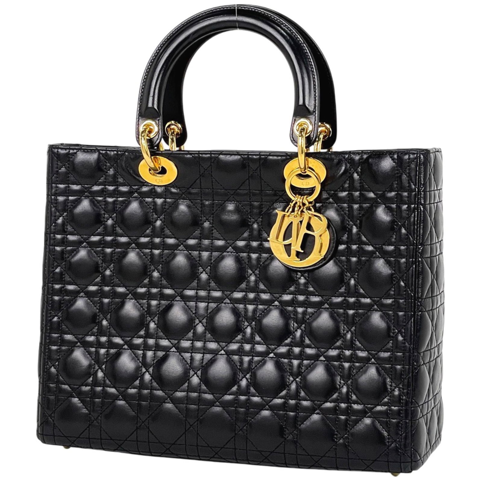 Leather Christian Dior Handbag: Leather Christian Dior Handbag This listing features Leather Christian Dior Handbag. Item specifics are provided below. Item Specifics: Brand: Christian Dior Type: Handbag Material: Leather Color: Bla