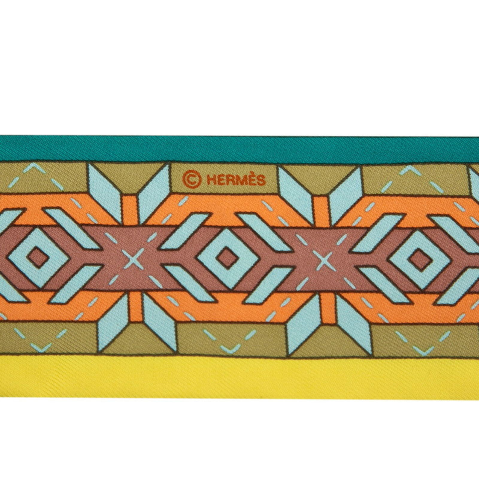 Silk Hermes Scarf - 3