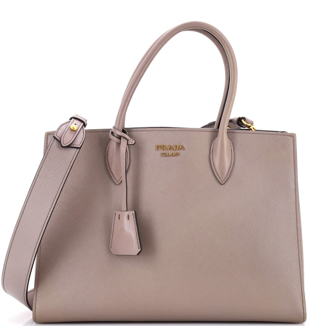 Large Prada Side Pleat Tote Saffiano Leather: Large Prada Side Pleat Tote Saffiano Leather This listing features Large Prada Side Pleat Tote Saffiano Leather. Item specifics are provided below. Item Specifics: Brand: Prada Exterior Material: Leat
