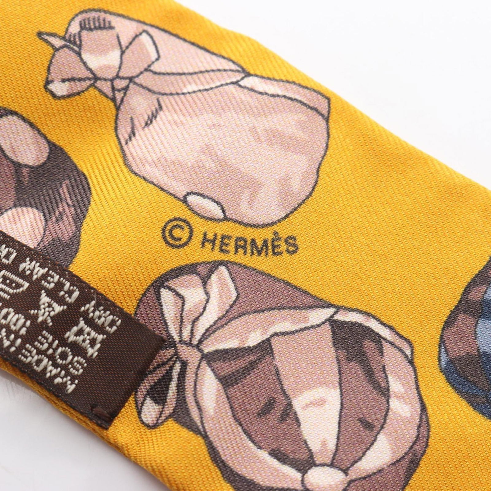 Silk Hermes Scarf - 4