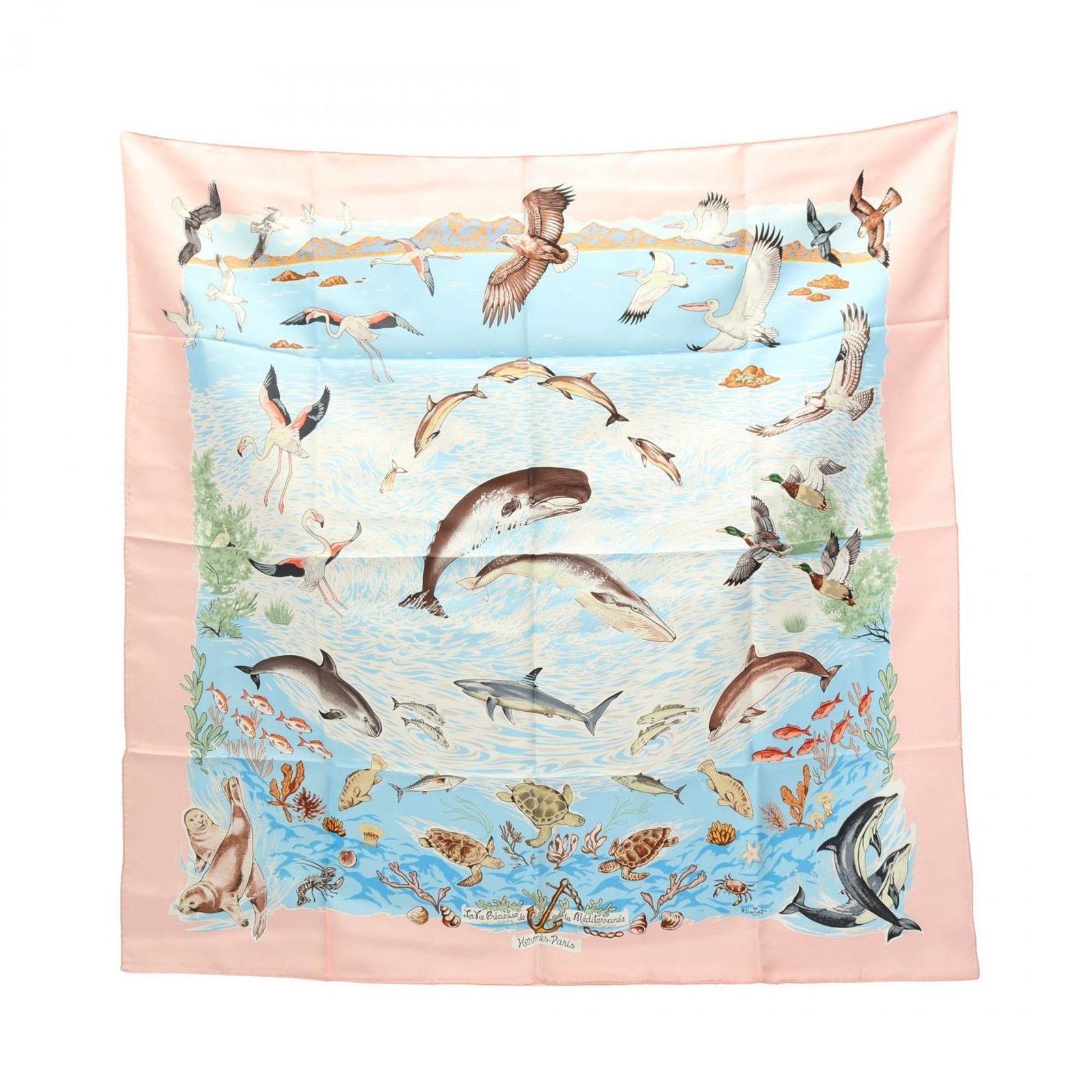 Silk Hermes Scarf: Silk Hermes Scarf This listing features Silk Hermes Scarf. Item specifics are provided below. Item Specifics: Brand: Hermes Type: Scarf Gender: Women Color: Multi-Color, Pink Material: Silk Size (Lxw)