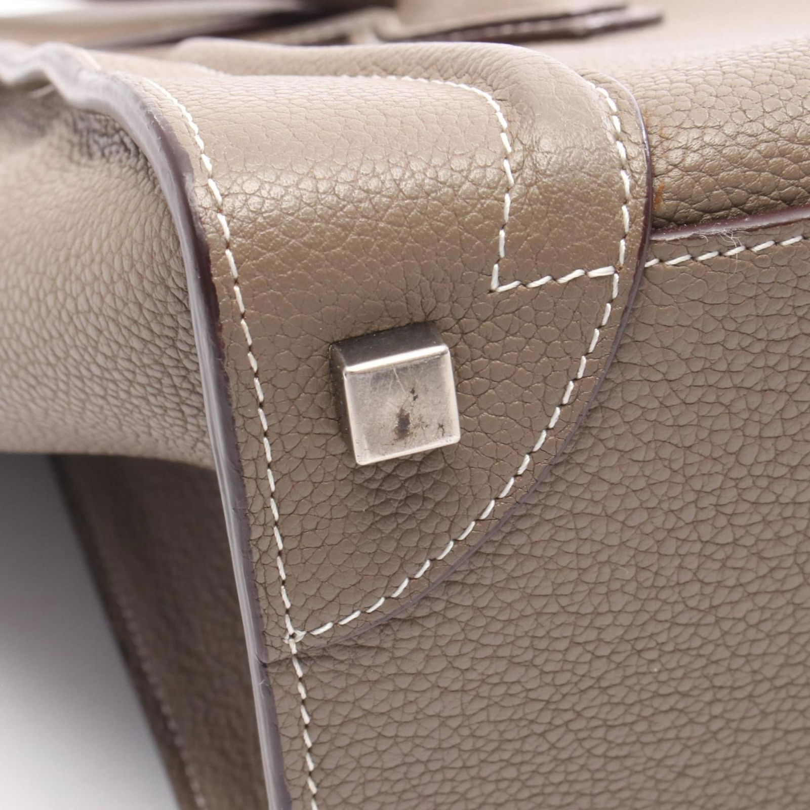 Leather Celine Handbag - 12