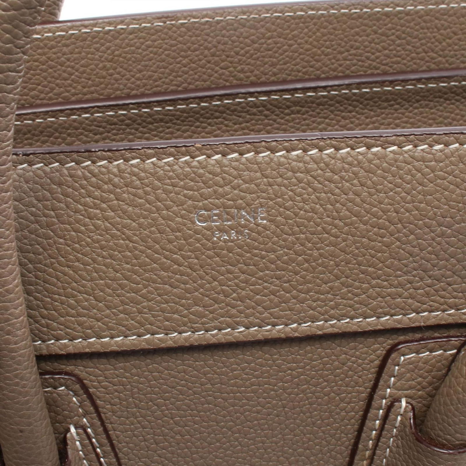 Leather Celine Handbag - 4