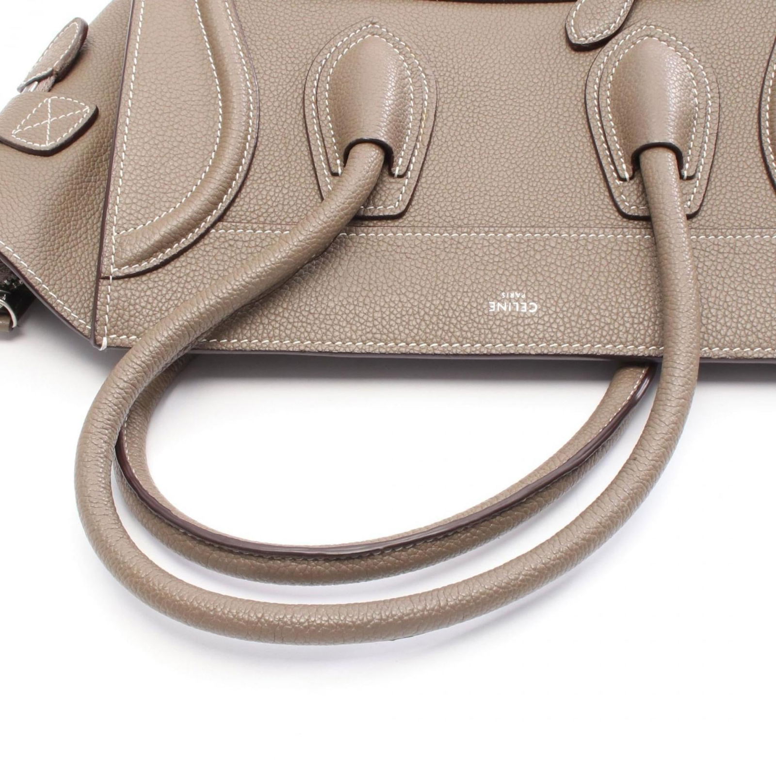 Leather Celine Handbag - 7