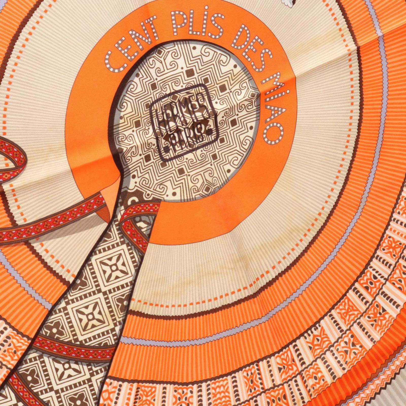 Silk Hermes Scarf - 4