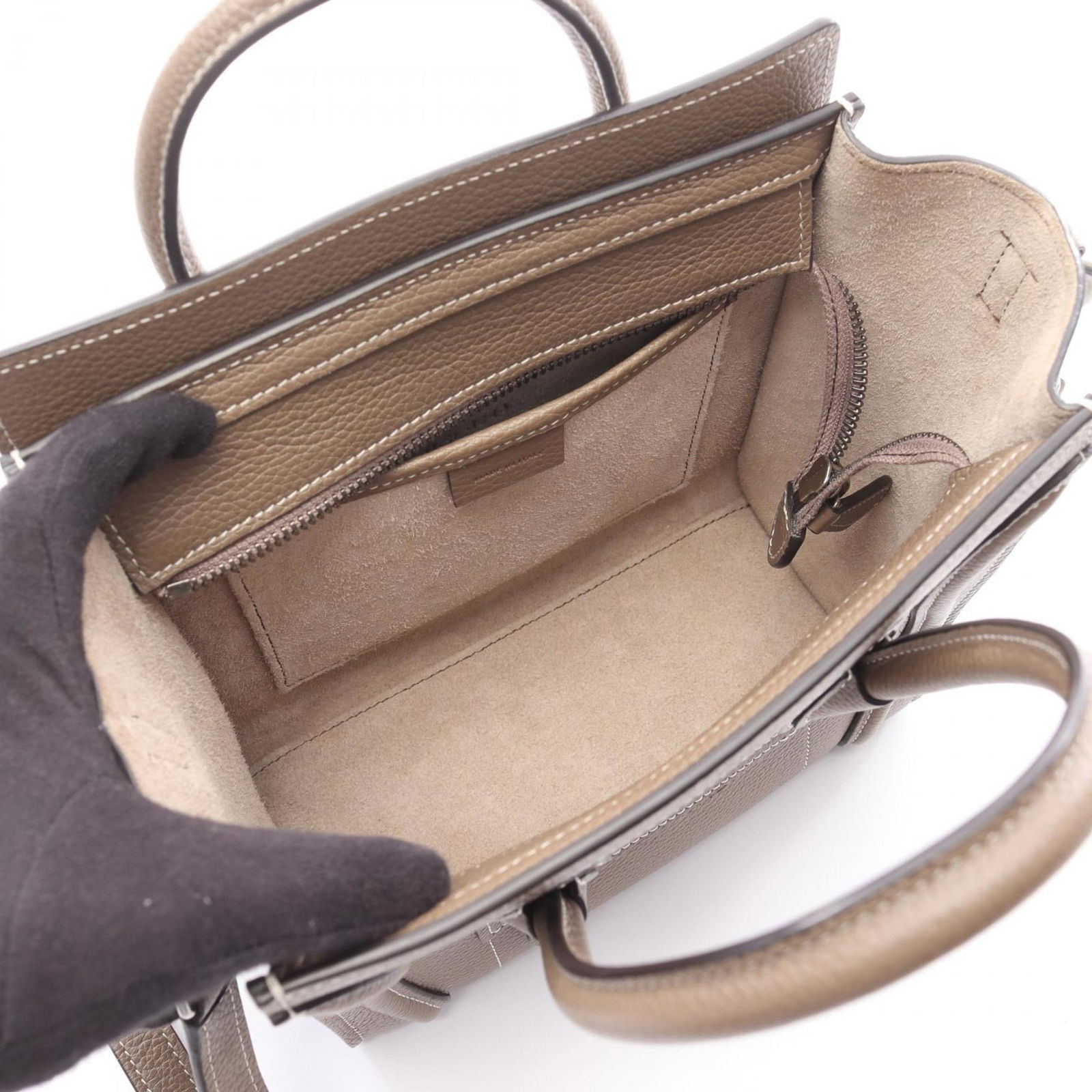 Leather Celine Handbag - 3