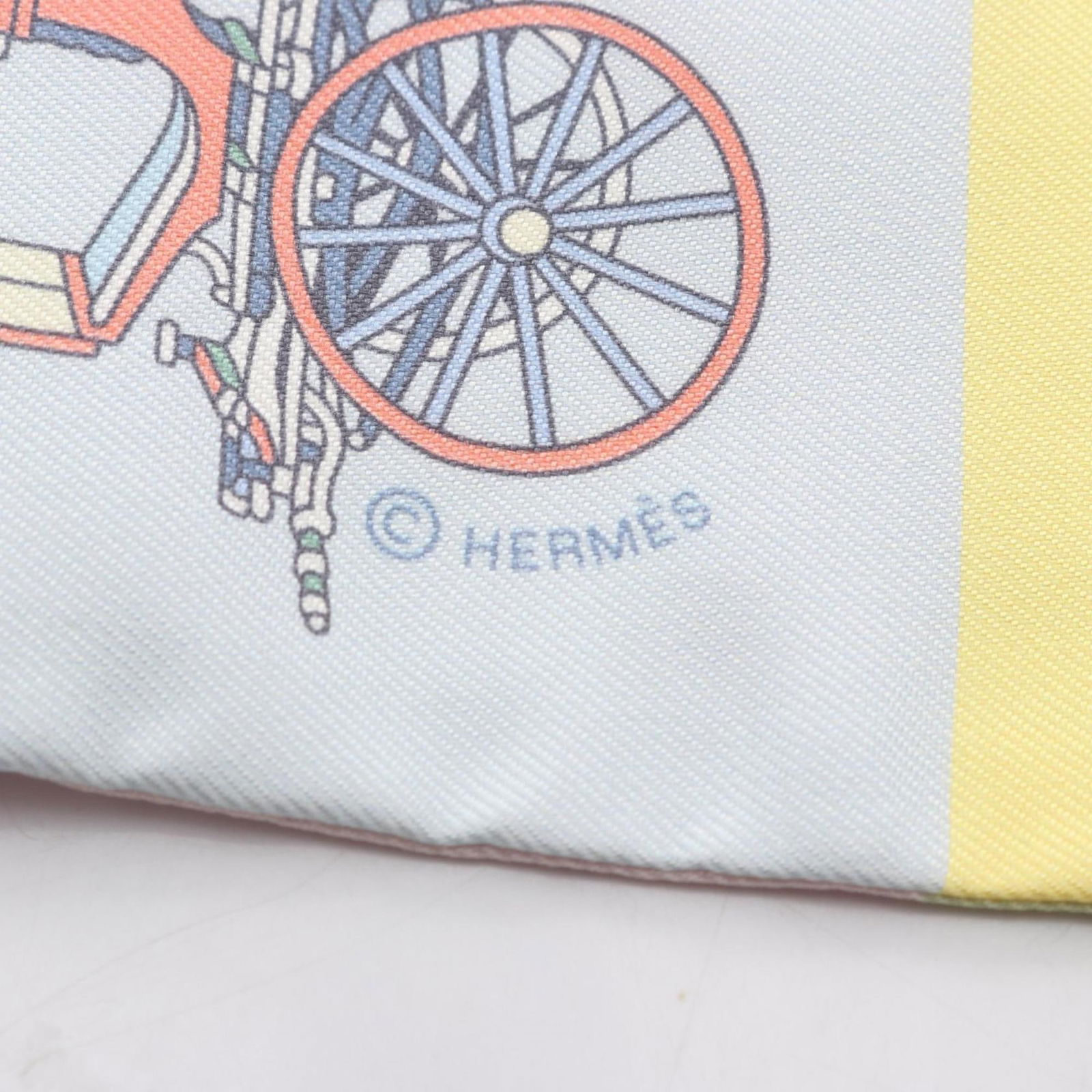 Silk Hermes Scarf - 4