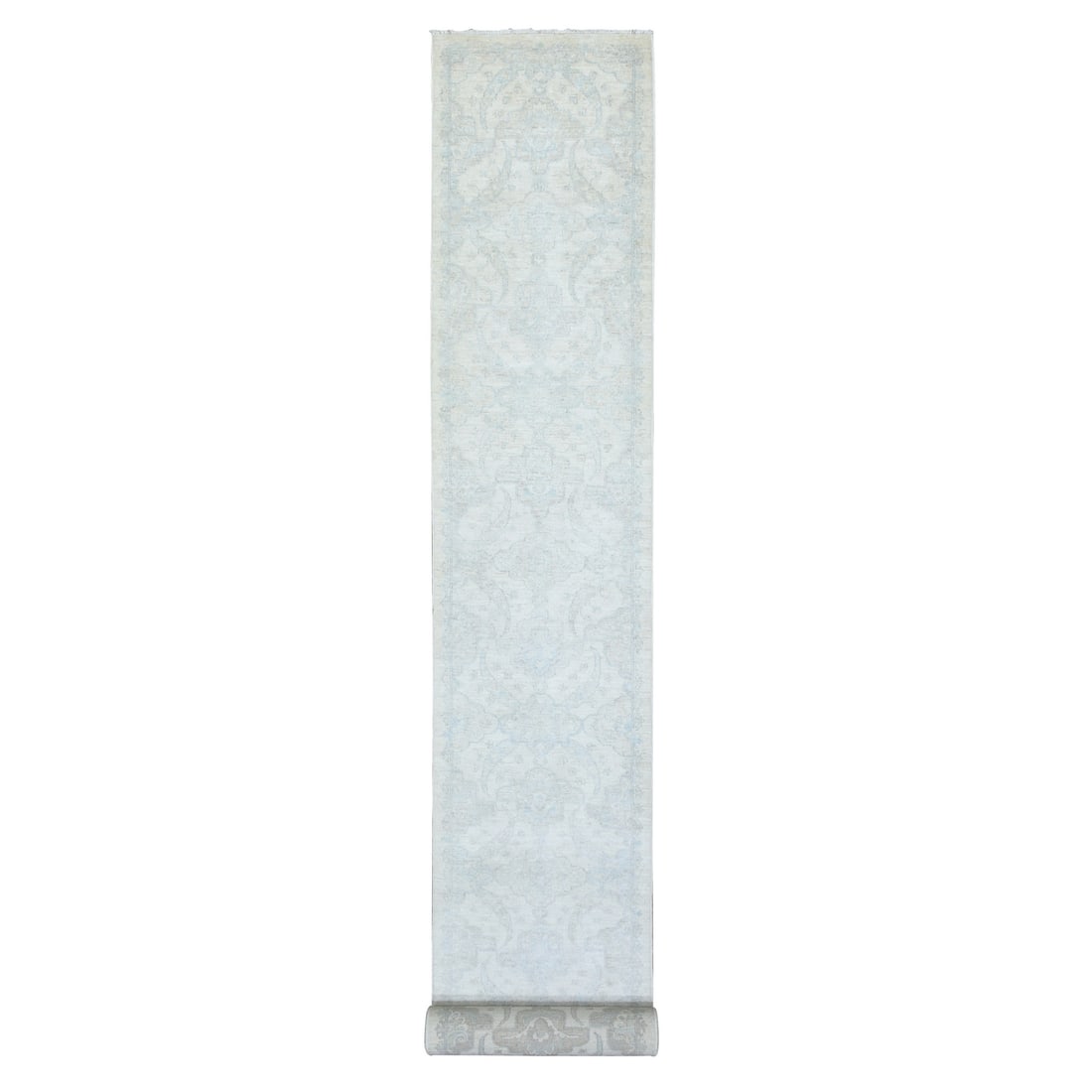 Rug 2'6"x19'4" Ivory Wool Hand Knotted White Wash Peshawar XL Runner: Rug 2'6"x19'4" Ivory Wool Hand Knotted White Wash Peshawar XL Runner This listing features Rug 2'6"x19'4" Ivory Wool Hand Knotted White Wash Peshawar XL Runner. Item specifics are provided below. Item