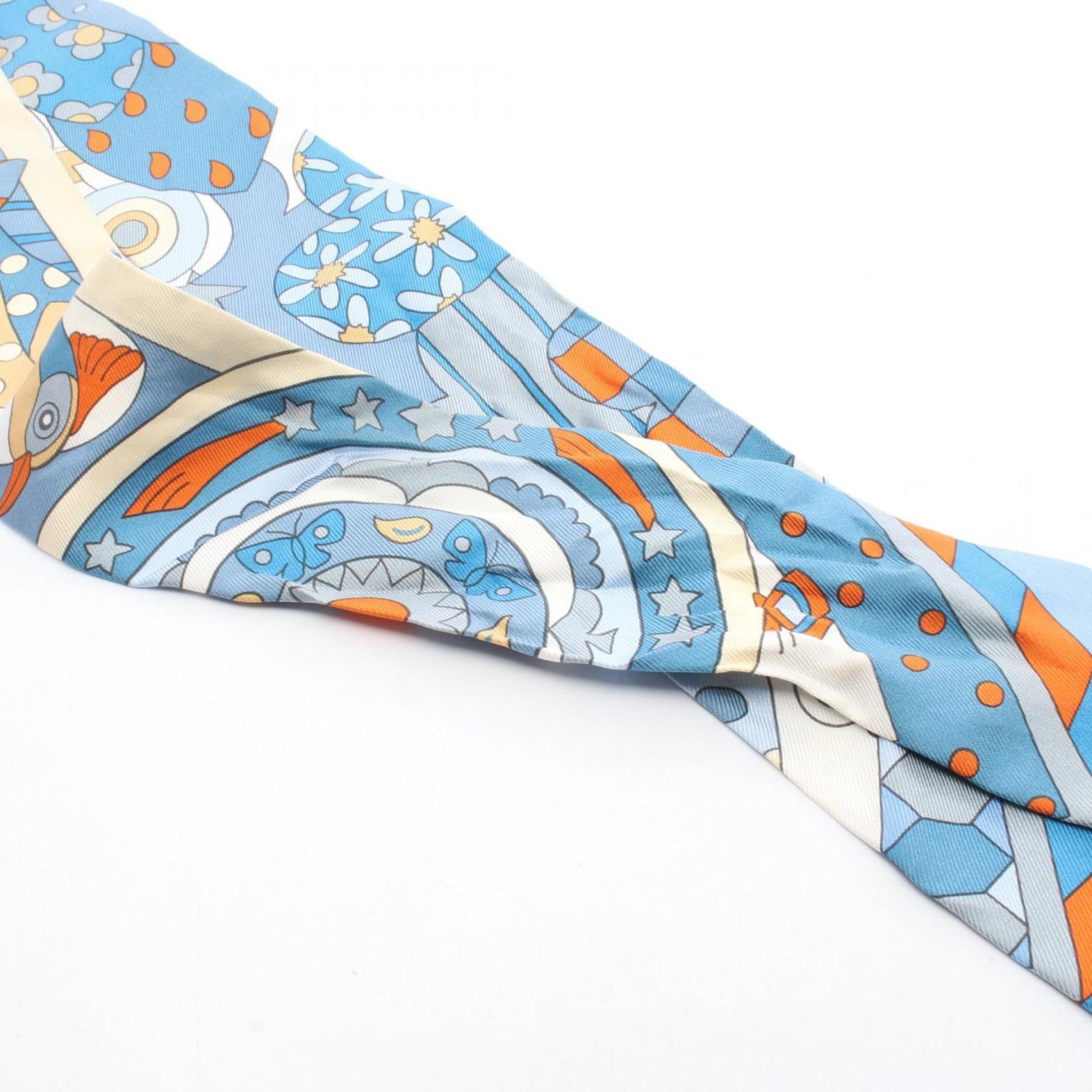 Silk Hermes Scarf - 5