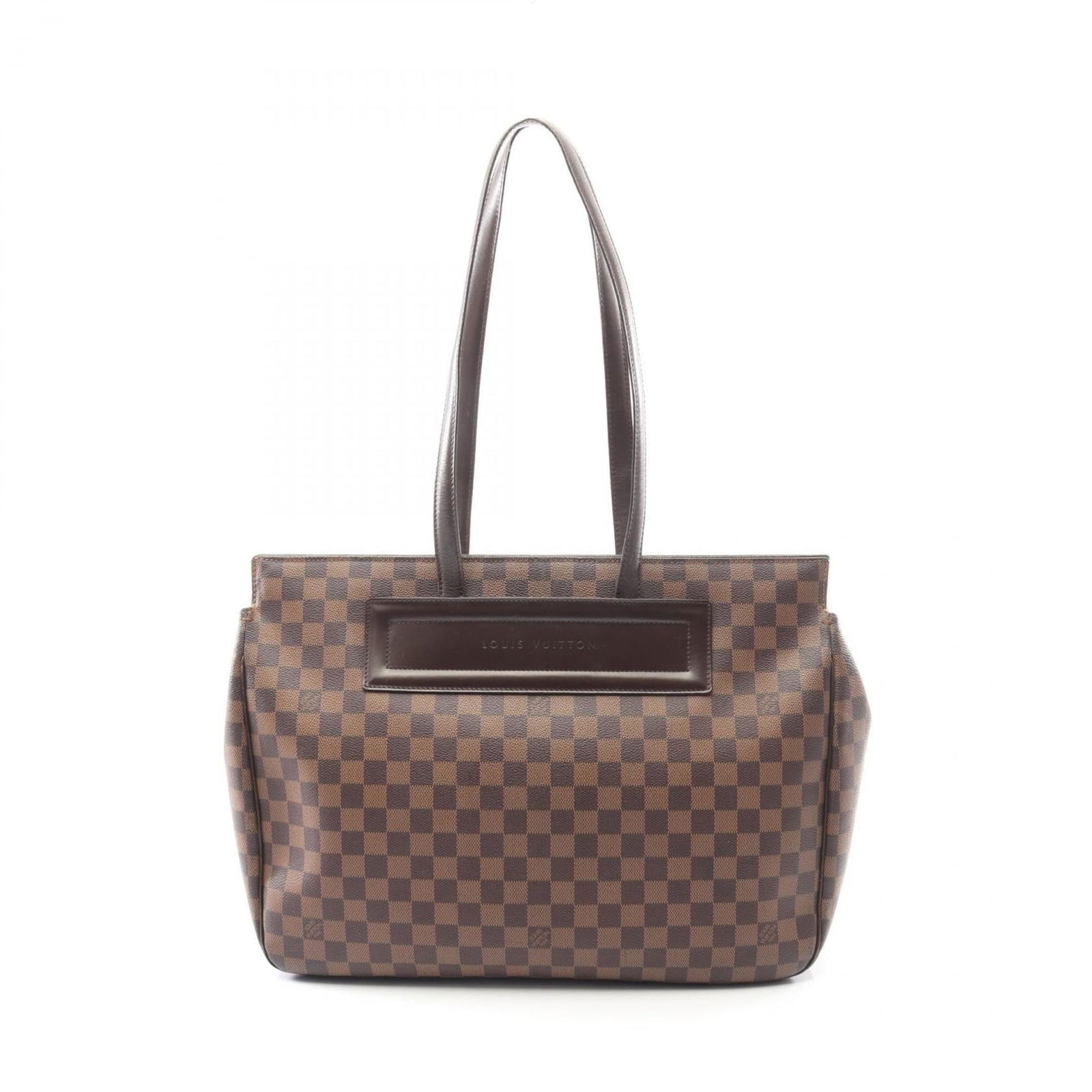 Damier Canvas - Louis Vuitton Tote Bag Coated Canvas - Pvc - Leather: Damier Canvas - Louis Vuitton Tote Bag Coated Canvas - Pvc - Leather This listing features Damier Canvas - Louis Vuitton Tote Bag Coated Canvas - Pvc - Leather. Item specifics are provided below. Item