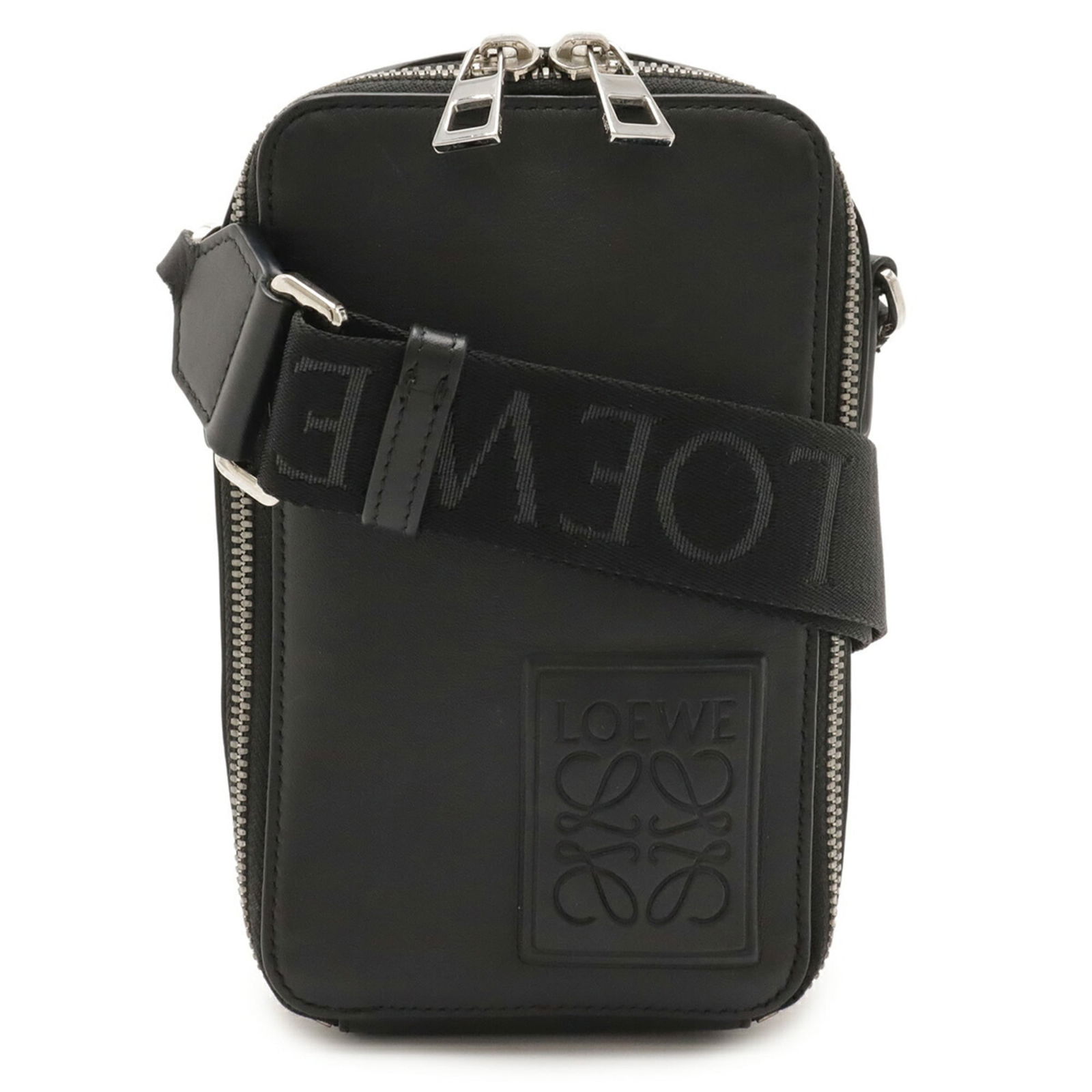 Satin Loewe Shoulder Bag: Satin Loewe Shoulder Bag This listing features Satin Loewe Shoulder Bag. Item specifics are provided below. Item Specifics: Brand: Loewe Type: Shoulder Bag Material: Satin Color: Black Gender: Women S