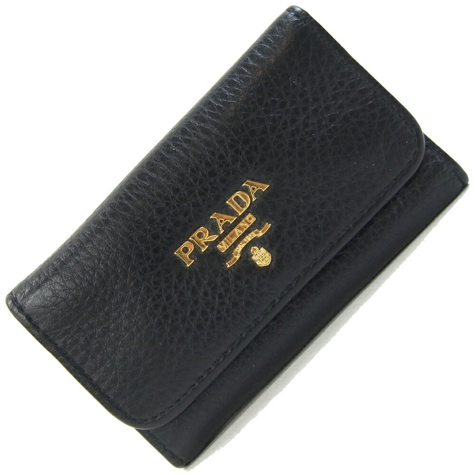 Leather Prada Keycase: Leather Prada Keycase This listing features Leather Prada Keycase. Item specifics are provided below. Item Specifics: Brand: Prada Type: Keycase Color: Black Gender: Women Material: Leather Condition:
