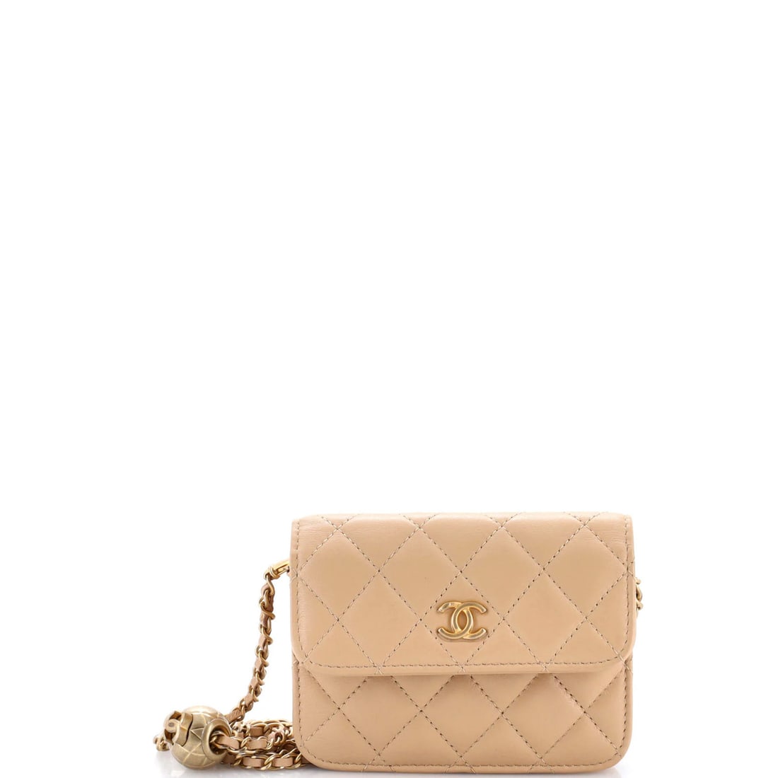 Mini Chanel Pearl Crush Flap Clutch with Chain Quilted Lambskin: Mini Chanel Pearl Crush Flap Clutch with Chain Quilted Lambskin This listing features Mini Chanel Pearl Crush Flap Clutch with Chain Quilted Lambskin. Item specifics are provided below. Item Specifics