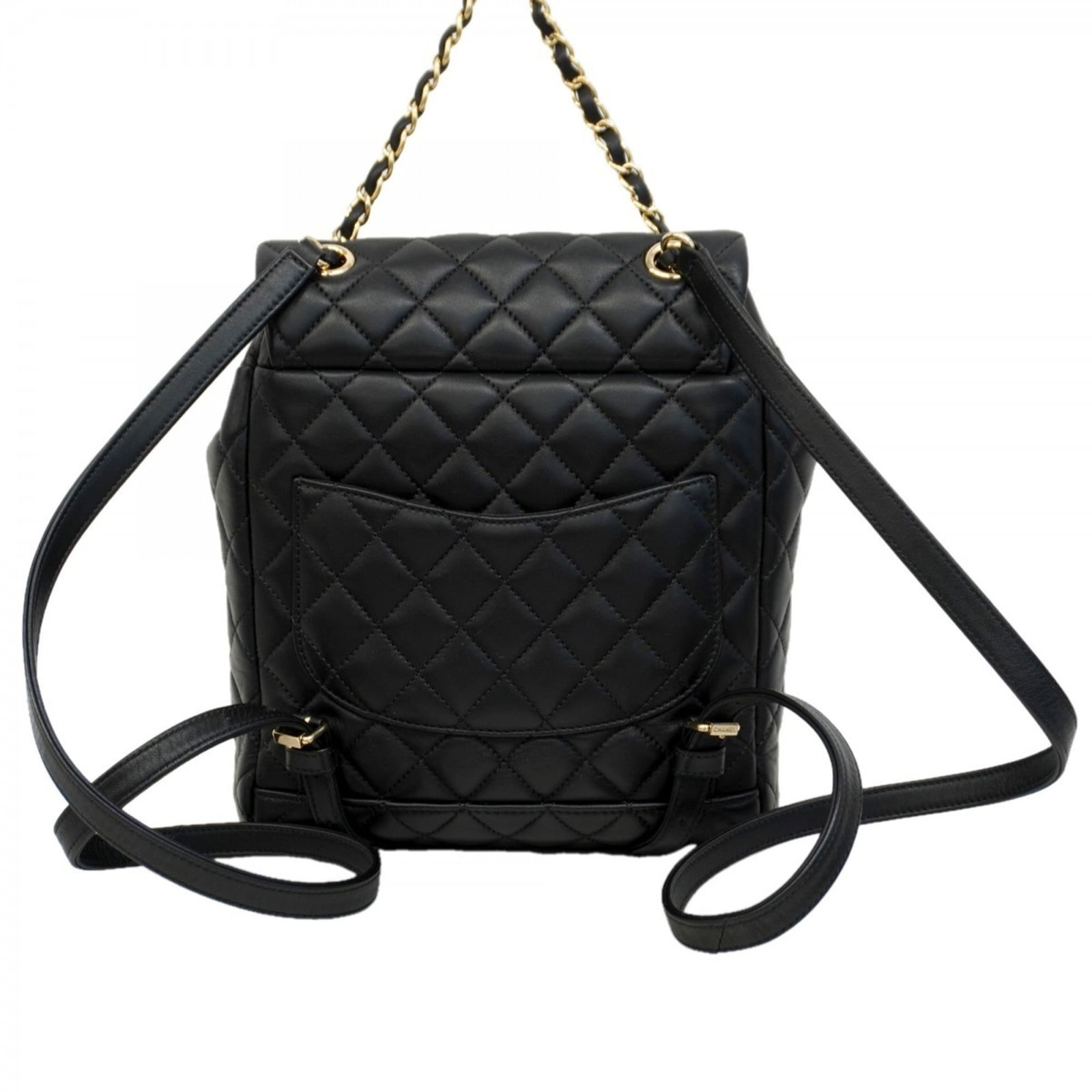 Leather Chanel Backpack - 12