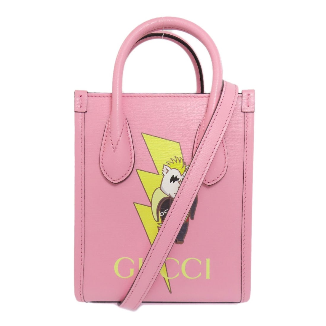 Calf GUCCI 671623 Bananya collaboration 2WAY Handbag: Calf GUCCI 671623 Bananya collaboration 2WAY Handbag This listing features Calf GUCCI 671623 Bananya collaboration 2WAY Handbag. Item specifics are provided below. Item Specifics: Brand: GUCCI Style: