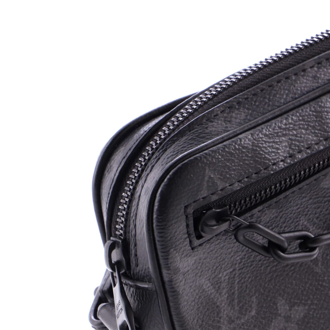 Canvas Louis Vuitton Pochette Volga Monogram Eclipse - 7