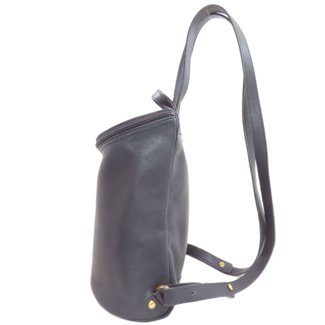 Leather Longchamp logo Backpack Daypack - 3