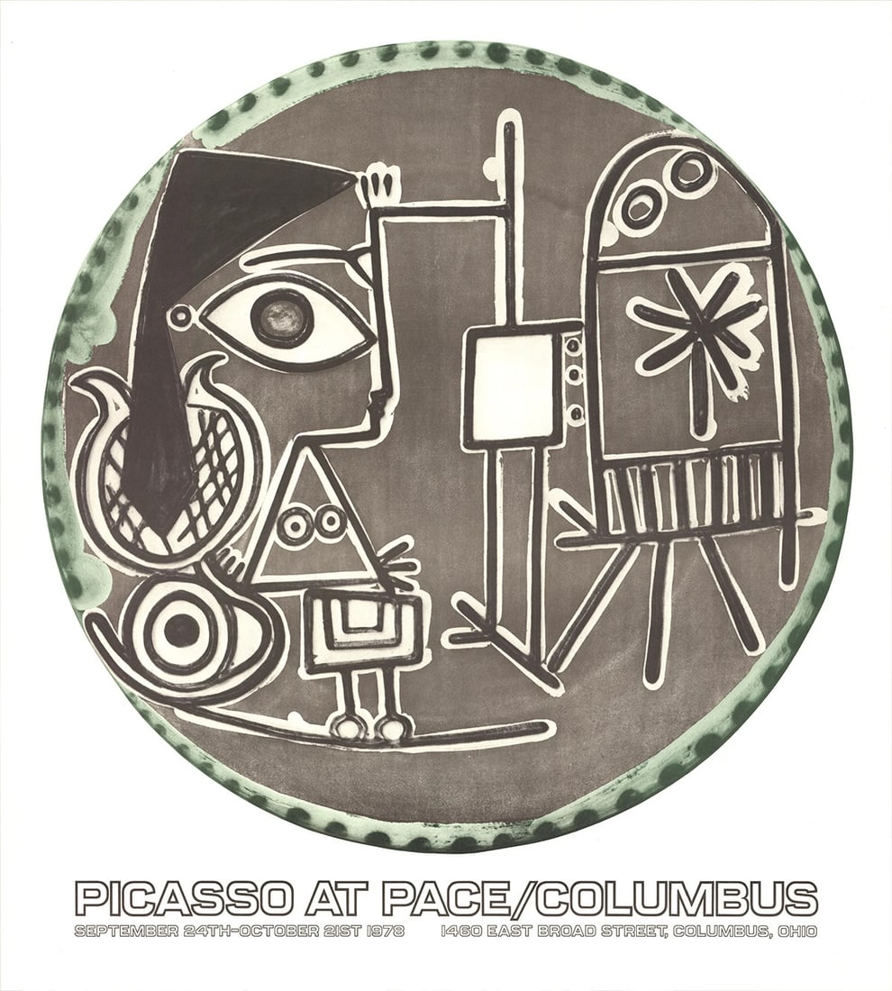 Pica PABLO PICASSO Jacqueline at the Easel 28" x 25.25" Poster 1978 Cubism Brown: Pica PABLO PICASSO Jacqueline at the Easel 28" x 25.25" Poster 1978 Cubism Brown This listing features Pica PABLO PICASSO Jacqueline at the Easel 28" x 25.25" Poster 1978 Cubism Brown. Item specifics