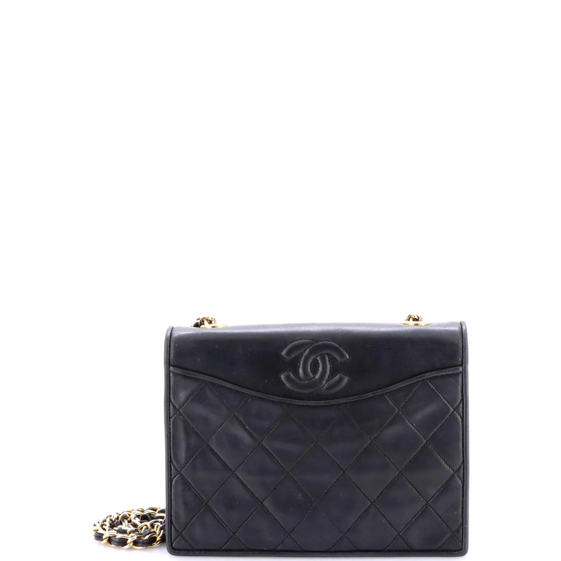Small Chanel Vintage CC Full Flap Bag Quilted Lambskin: Small Chanel Vintage CC Full Flap Bag Quilted Lambskin This listing features Small Chanel Vintage CC Full Flap Bag Quilted Lambskin. Item specifics are provided below. Item Specifics: Brand: Chanel Ex