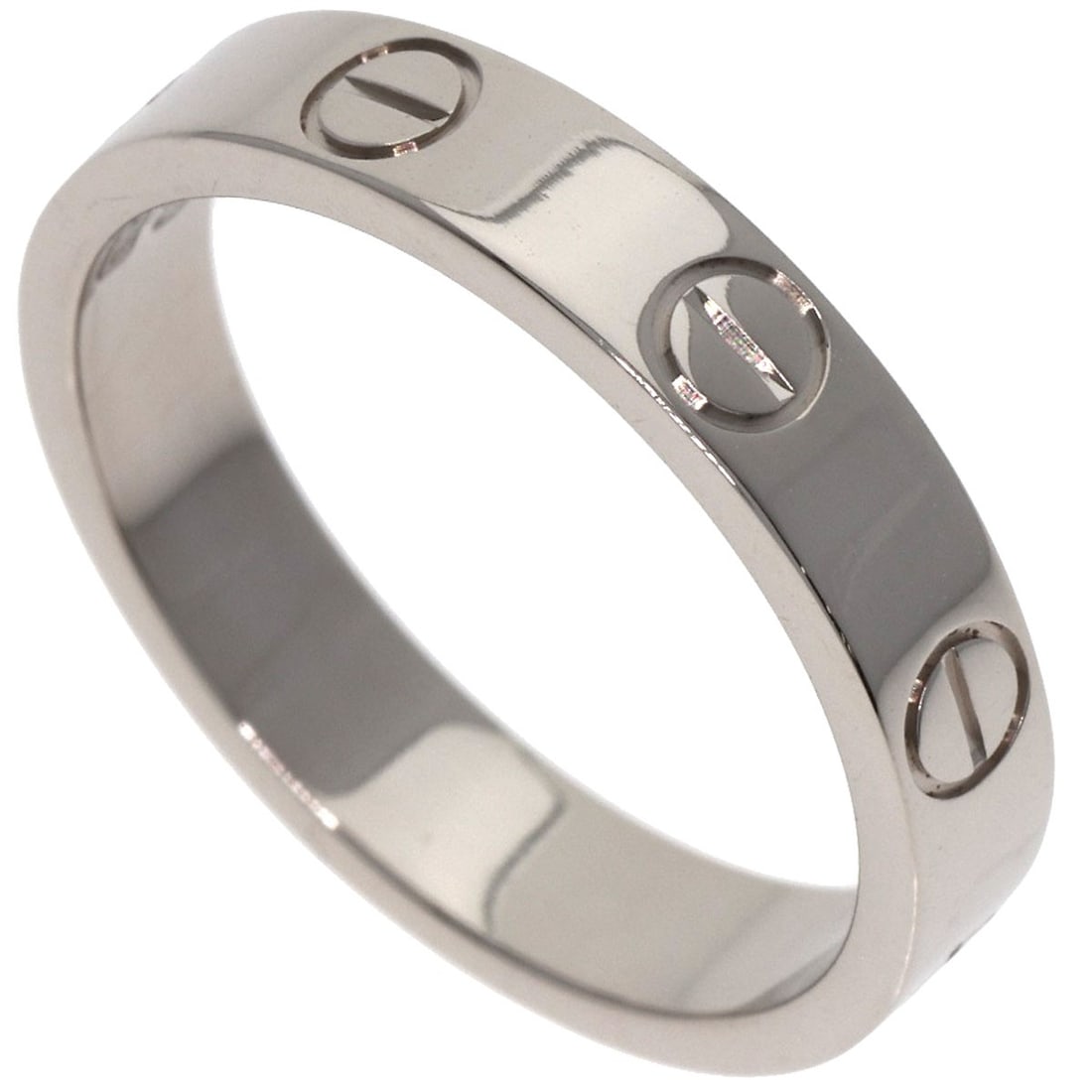 Gold CARTIER mini love ring #50 Ring K18 White: Gold CARTIER mini love ring #50 Ring K18 White This listing features Gold CARTIER mini love ring #50 Ring K18 White. Item specifics are provided below. Item Specifics: Brand: CARTIER Style: Ring Mater