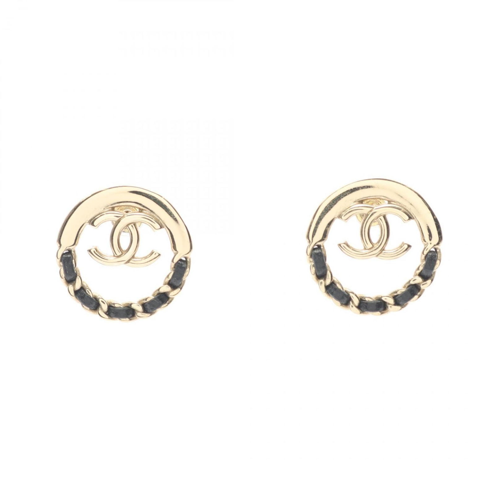 Leather - Chanel Stud Earrings Gold Plating: Leather - Chanel Stud Earrings Gold Plating This listing features Leather - Chanel Stud Earrings Gold Plating. Item specifics are provided below. Item Specifics: Brand: Chanel Type: Stud Earrings Gend