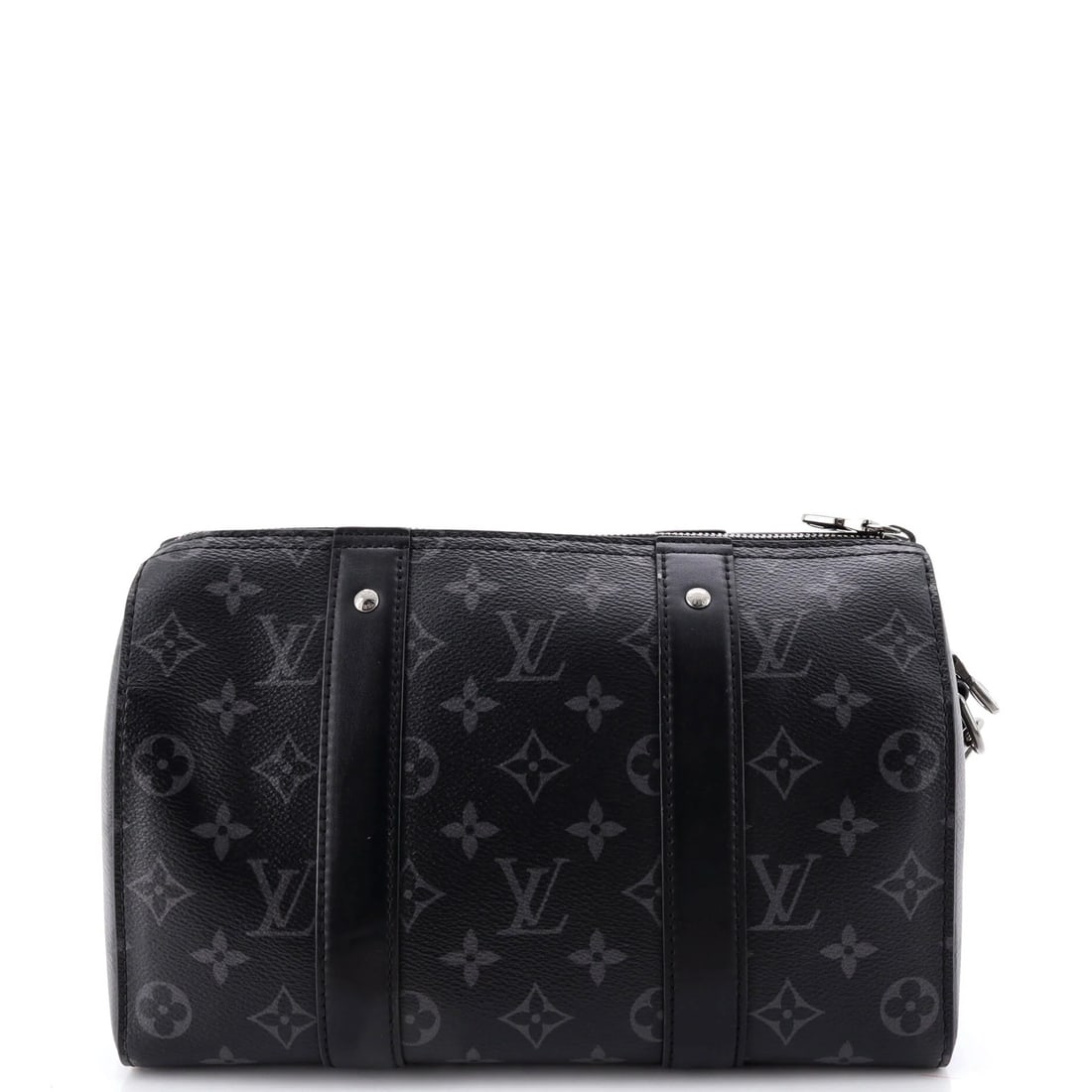 Canvas Louis Vuitton City Keepall Bag Reverse Monogram Eclipse - 3