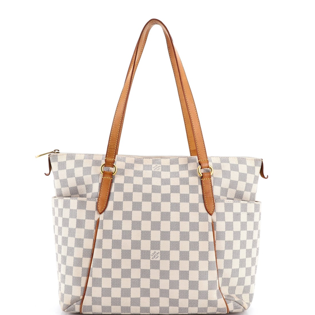 MM Louis Vuitton Totally Handbag Damier: MM Louis Vuitton Totally Handbag Damier This listing features MM Louis Vuitton Totally Handbag Damier. Item specifics are provided below. Item Specifics: Brand: Louis Vuitton Exterior Material: Canvas
