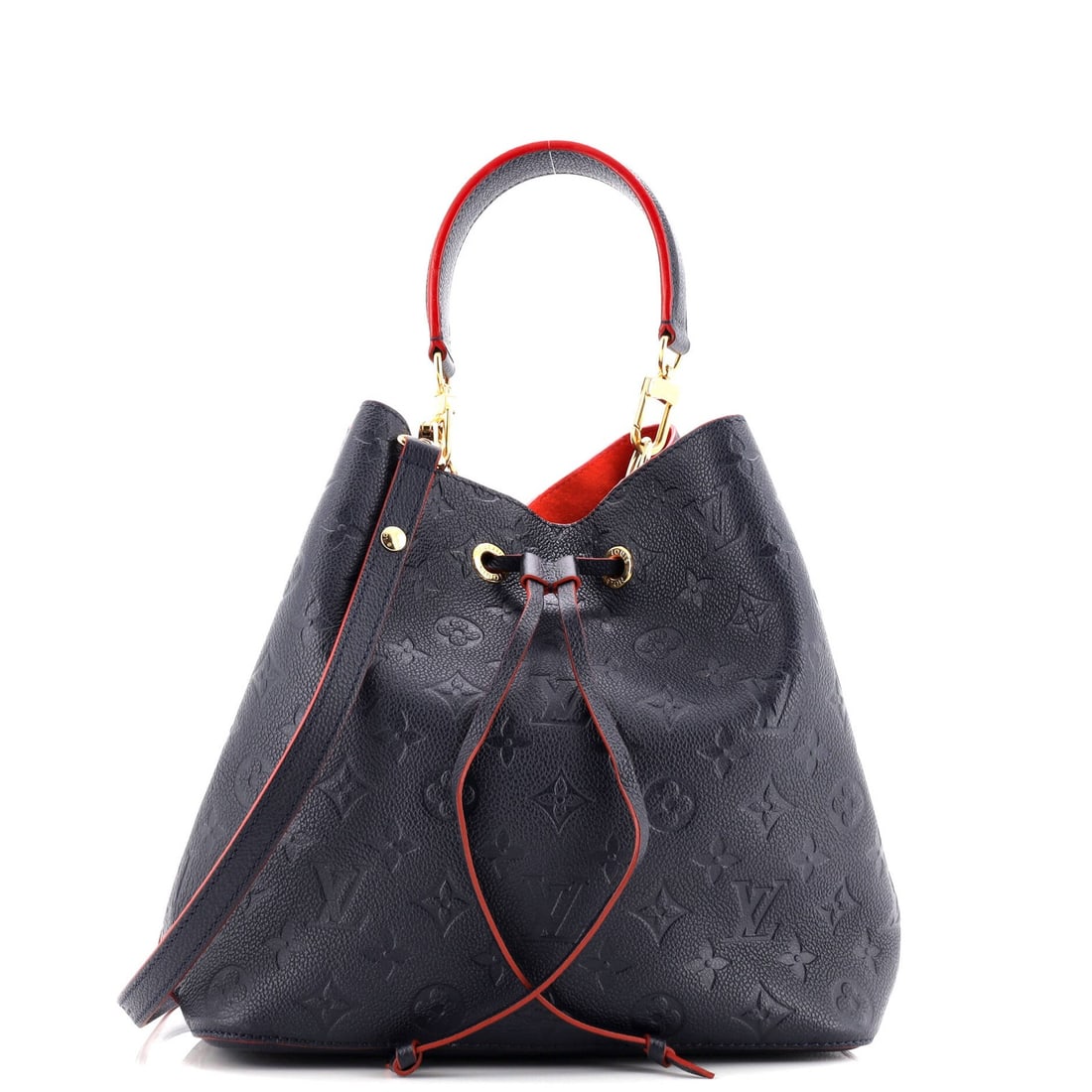 MM Louis Vuitton NeoNoe Handbag Monogram Empreinte Leather: MM Louis Vuitton NeoNoe Handbag Monogram Empreinte Leather This listing features MM Louis Vuitton NeoNoe Handbag Monogram Empreinte Leather. Item specifics are provided below. Item Specifics: Brand: L